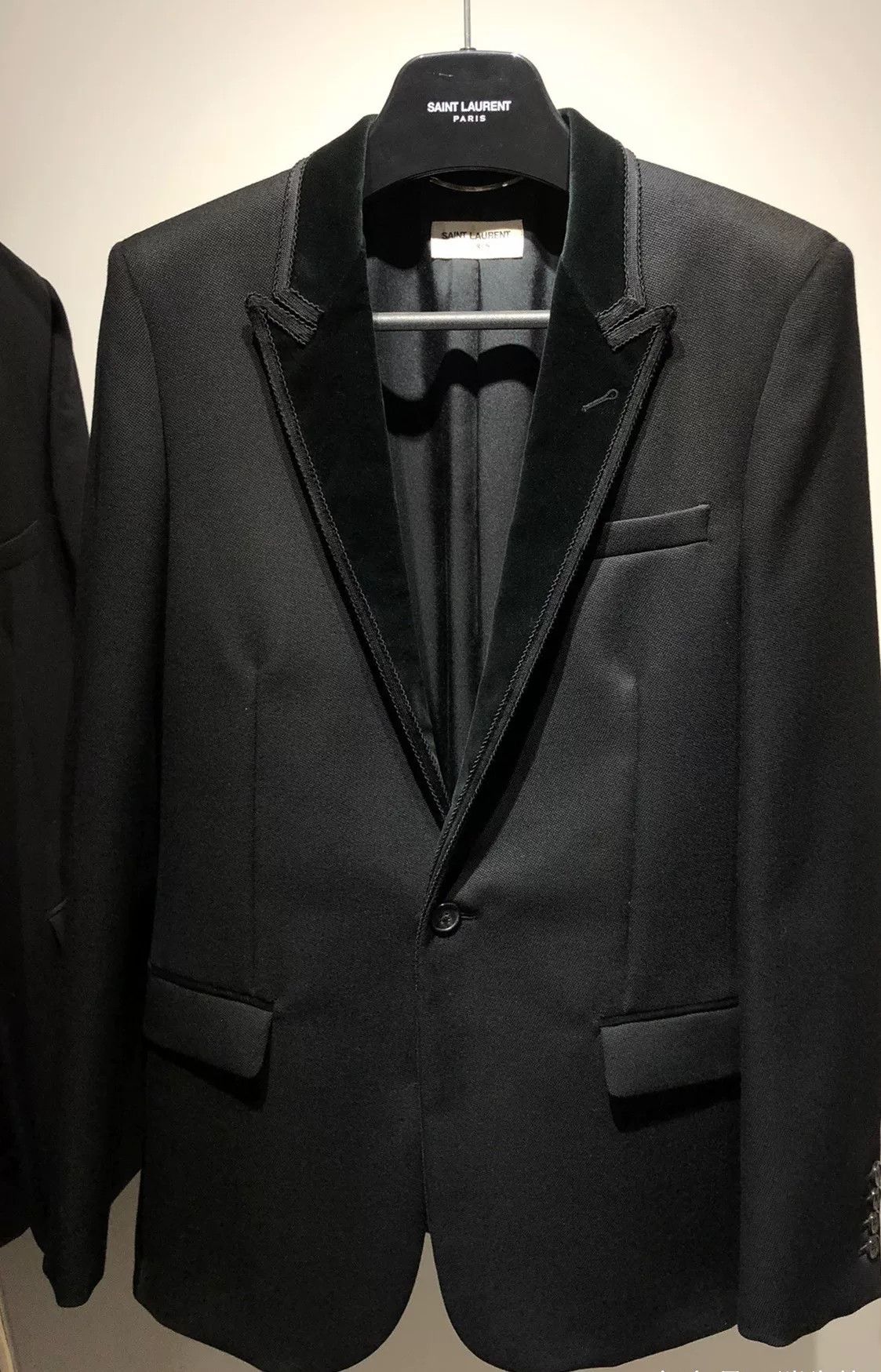 Saint Laurent Paris Saint Laurent Black Structured Blazer Size US S / EU 44-46 / 1 - 1 Thumbnail