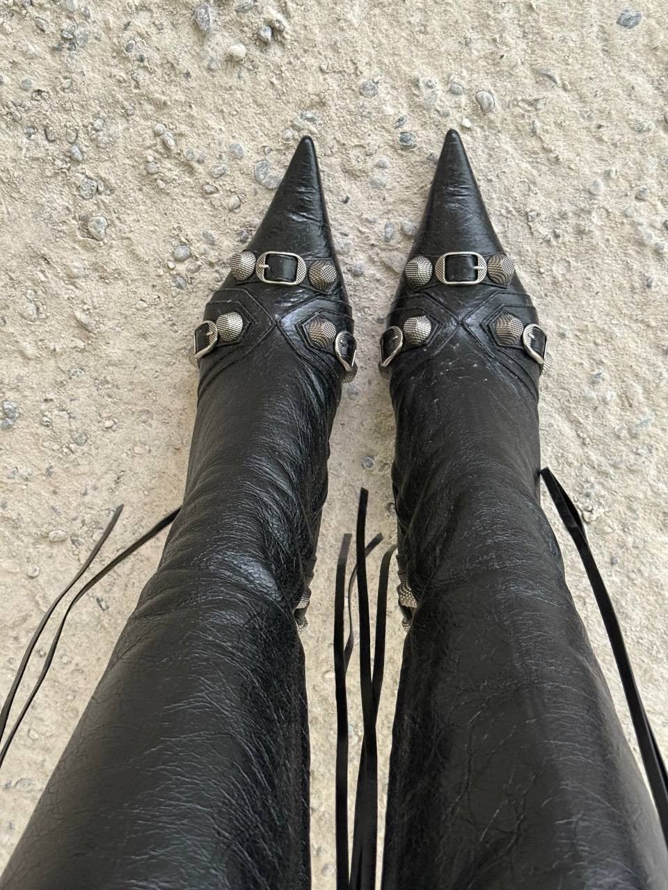 Balenciaga Balenciaga iconic “Le Cagole” 90mm High Heel Boots Size US 7 / IT 37 - 3 Thumbnail