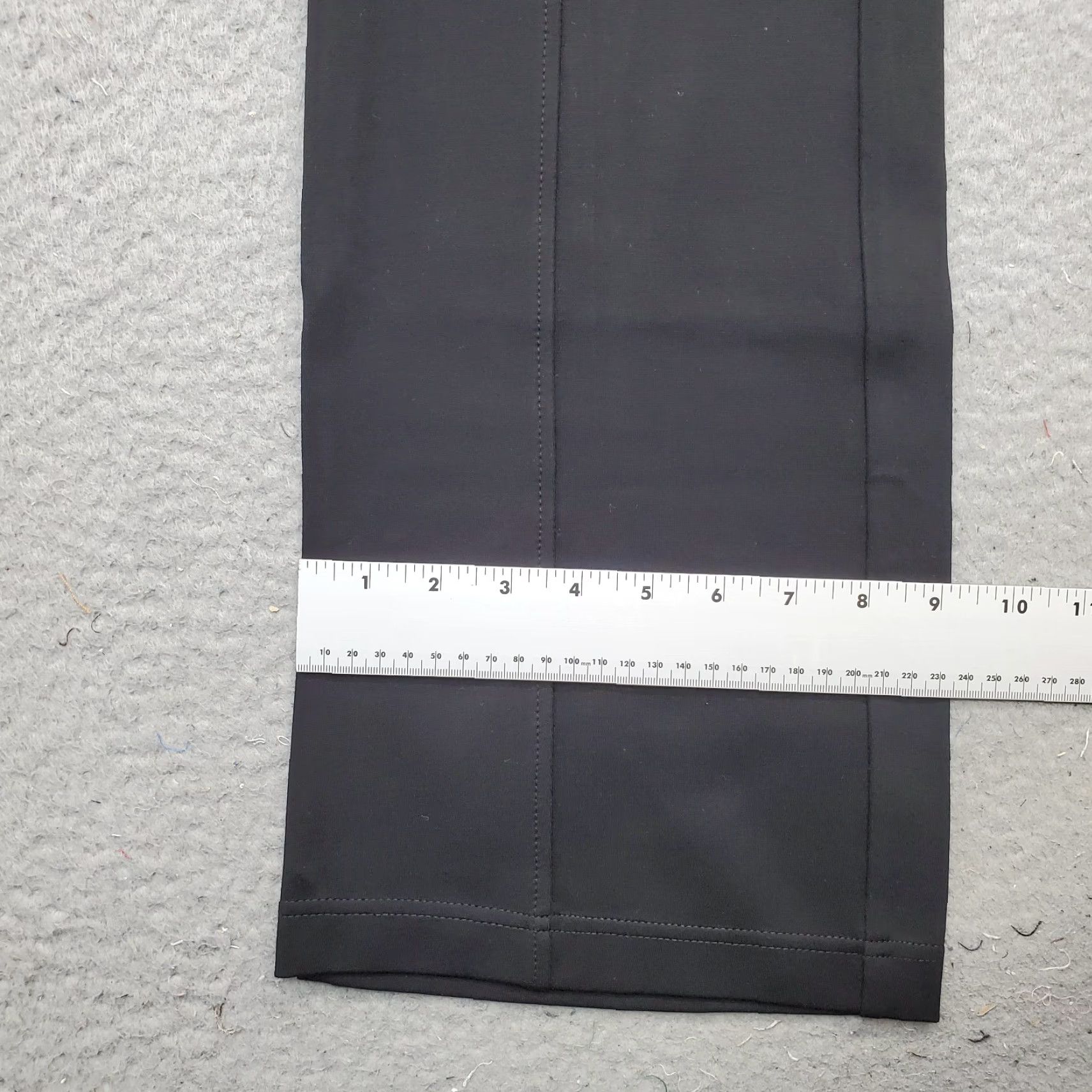 Calvin Klein Calvin Klein Womens Large Black Regular Fit Stretch Bootcut Ankle Pants Pull On Size 36" / US 14 / IT 50 - 6 Thumbnail