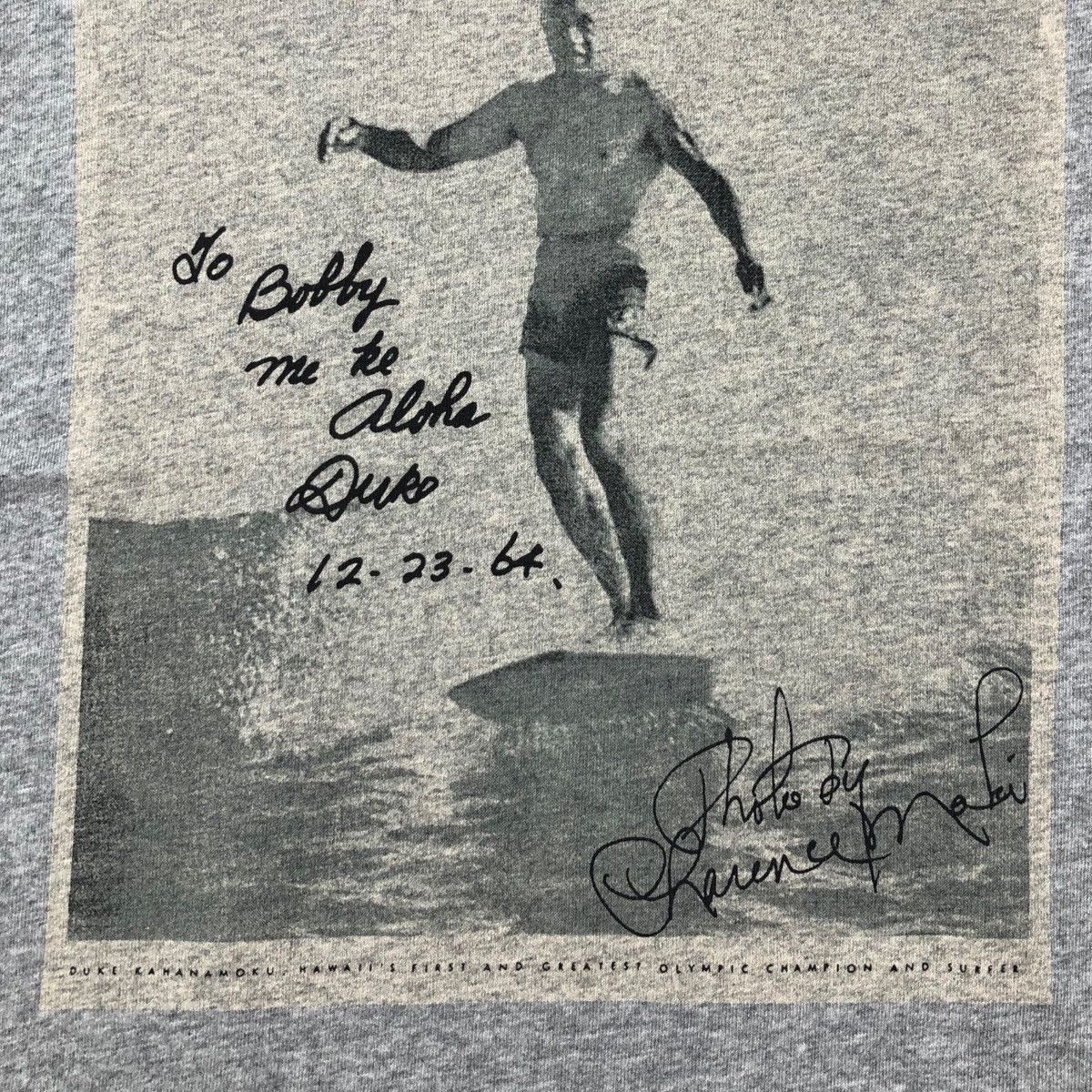 Vintage DUKE KAHANAMOKU Photoprint Malibu Shirts Surf Museum Size L Size US L / EU 52-54 / 3 - 3 Thumbnail