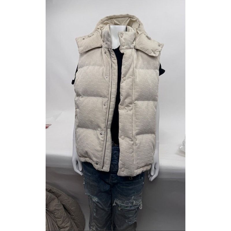 Gucci Gucci White Full Zip Puffer Hooded Vest Jacket Size 50 Size XL / US 12-14 / IT 48-50 - 1 Thumbnail