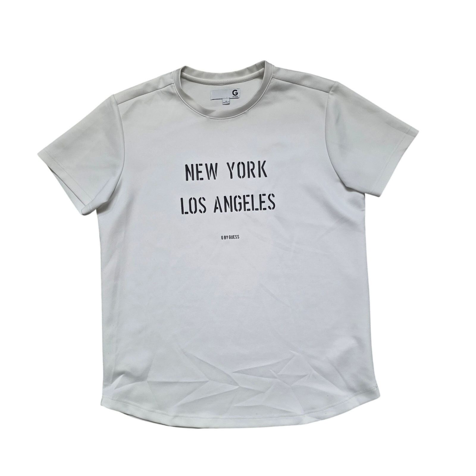 Guess G by Guess New York Los Angeles T-Shirt Men’s M White Size US M / EU 48-50 / 2 - 1 Thumbnail