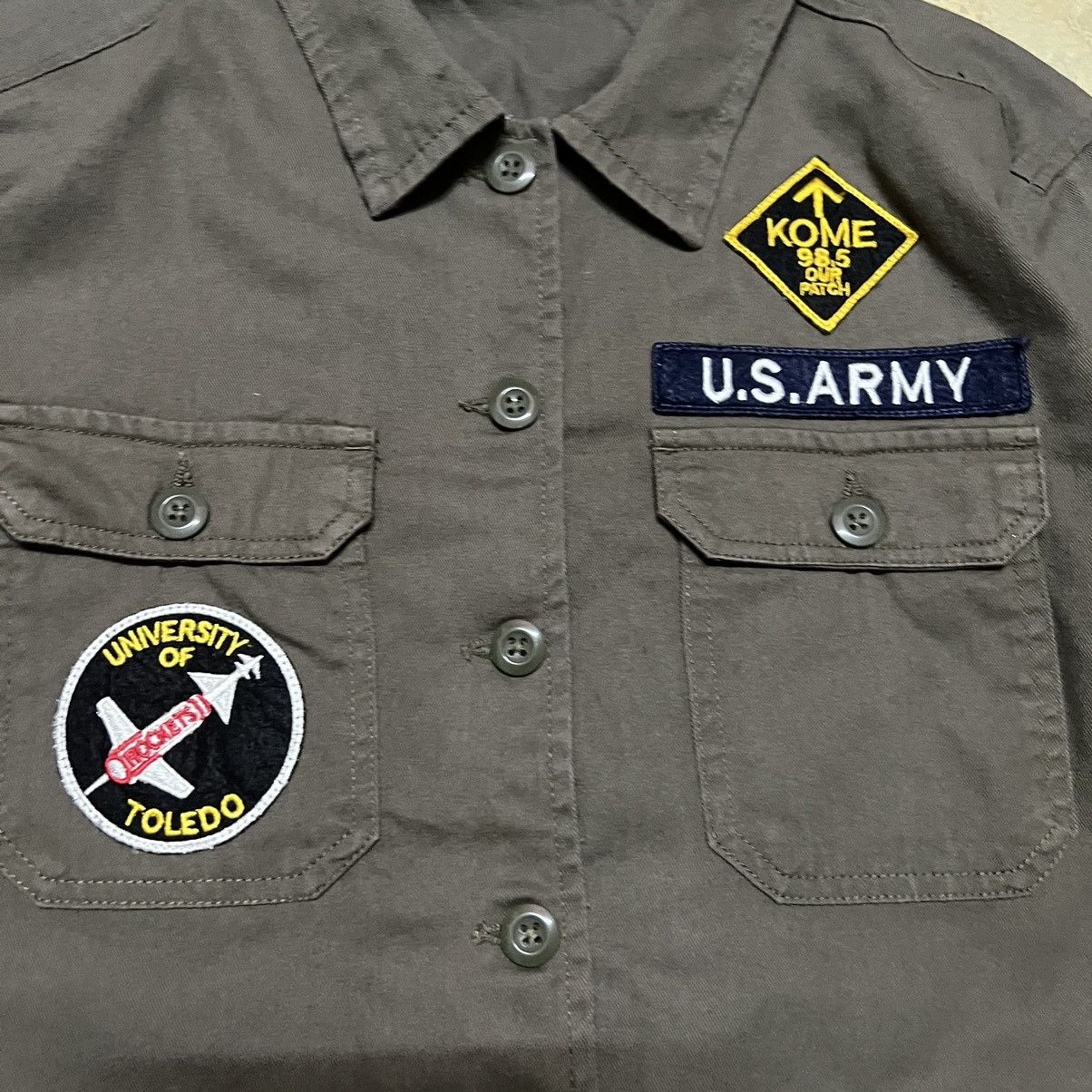 Japanese Brand Japanese Brand Browny Army Style Button Up Shirt Size US S / EU 44-46 / 1 - 5 Thumbnail