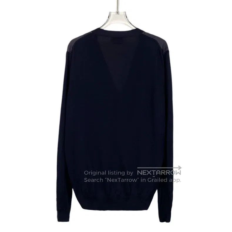 Hermes Hermes Purple pattern print V-neck single-breasted long-sl Size M / US 6-8 / IT 42-44 - 2 Thumbnail