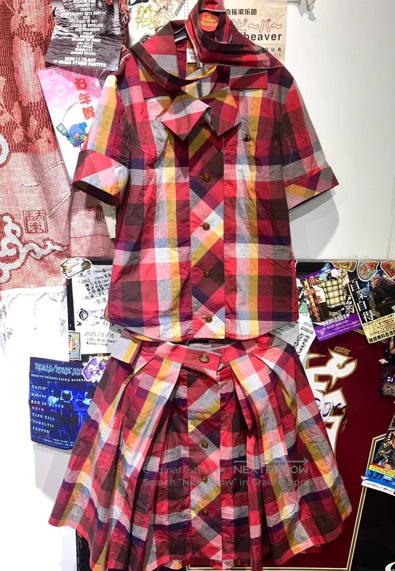 Vivienne Westwood Vivienne Westwood Striped tie shirt, skirt, suit set, Satu Size M / US 6-8 / IT 42-44 - 5 Thumbnail