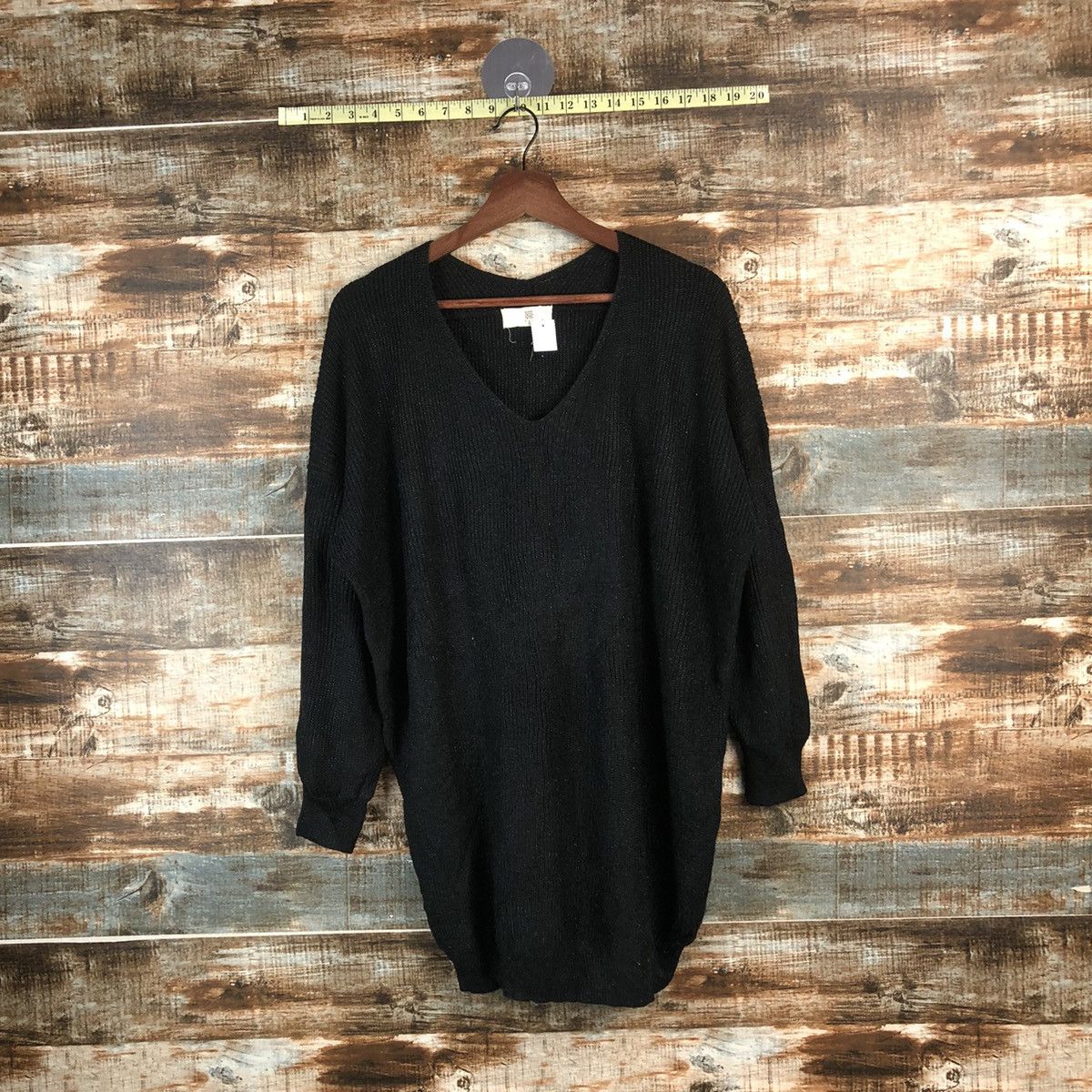 Homespun Knitwear × Japanese Brand DL R.P.S Black long Knitwear #C735 Size M / US 6-8 / IT 42-44 - 1 Thumbnail
