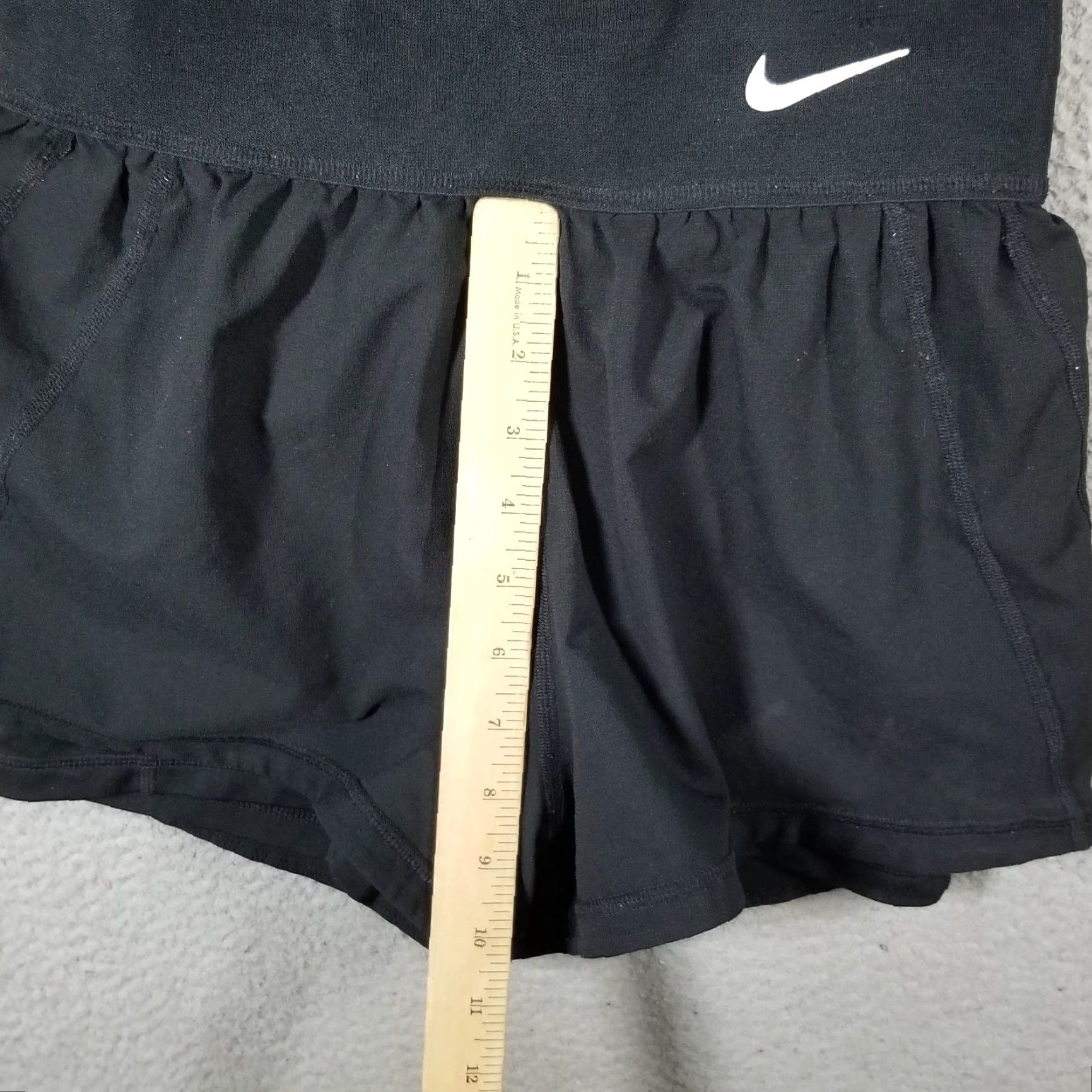Nike NIKE Women's Tennis Shorts XS Black Dry Fit Sports Activewear Size 26" / US 2 / IT 38 - 7 Thumbnail