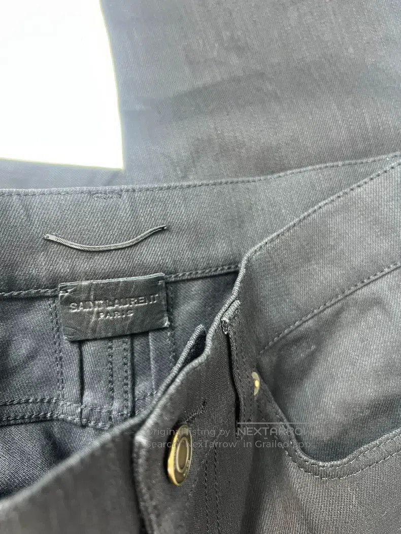 Saint Laurent Paris Saint Laurent Paris Black Basic Jeans Size US 29 - 5 Thumbnail