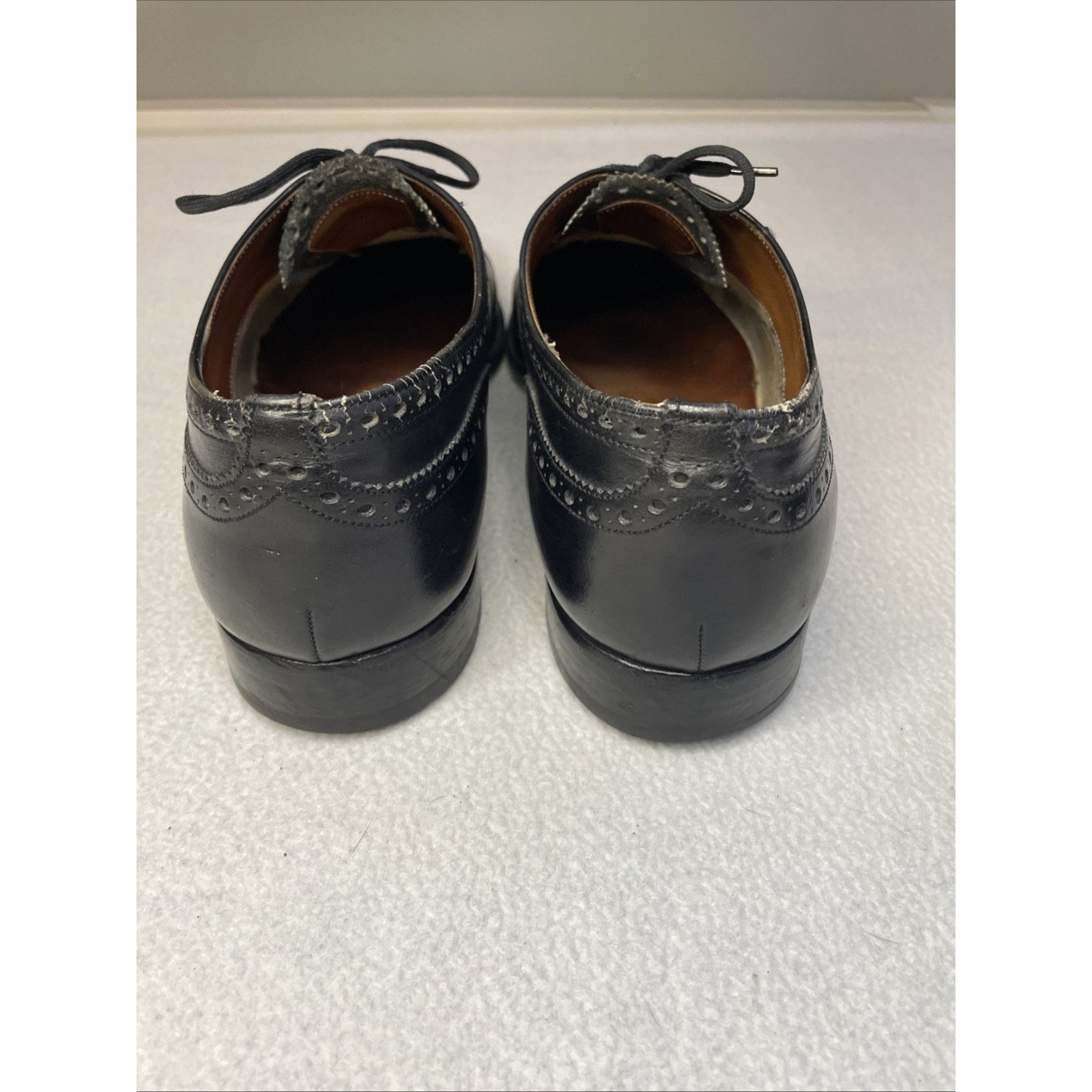 Church's Vtg Church’s Diplomat Black Semi-Brogue Oxford 3-City London Size US 11 / EU 44 - 12 Thumbnail