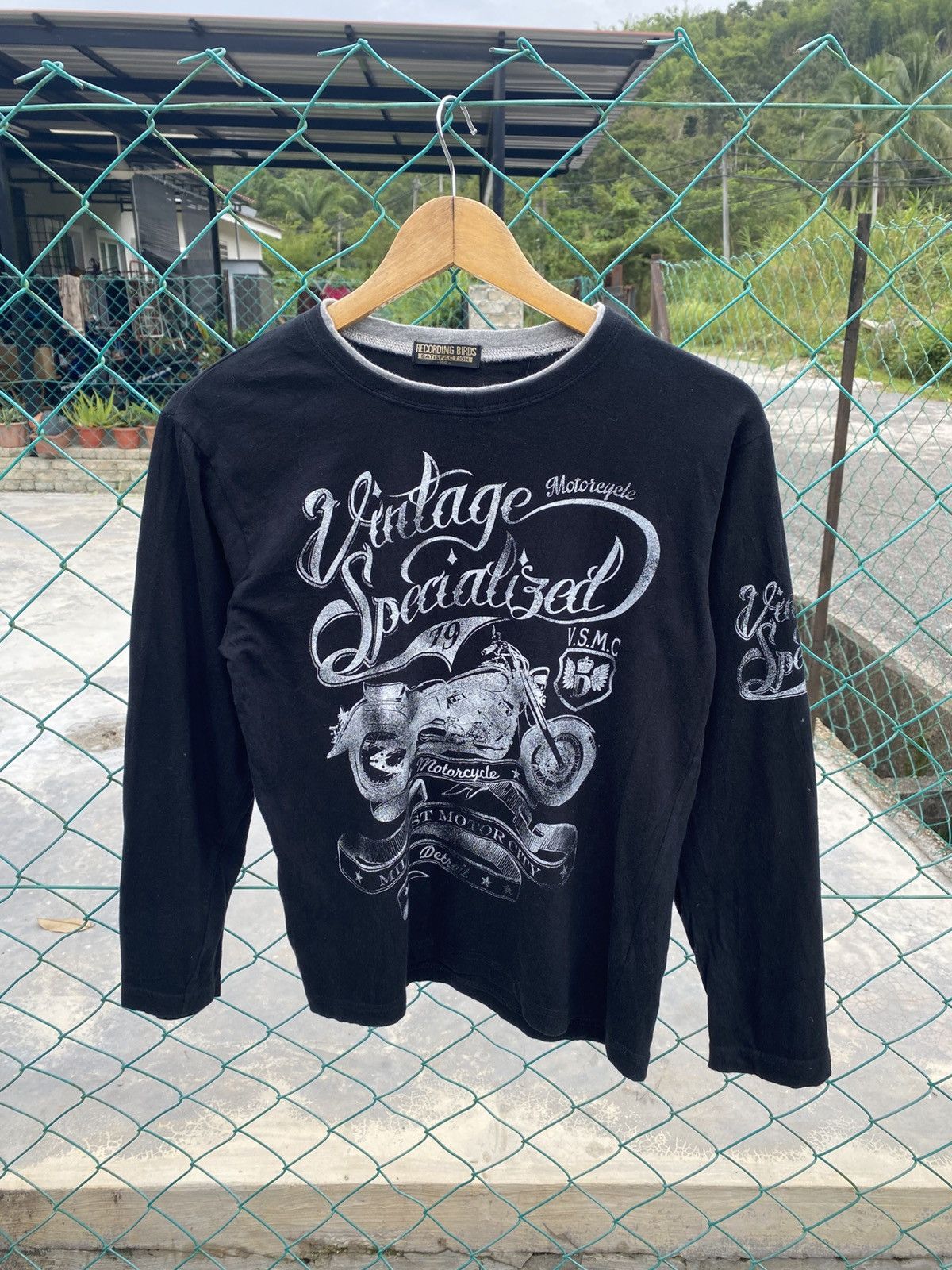 Indian Motorcycle Vintage Y2K recording birds saticfaction long sleeve tshirts Size US XS / EU 42 / 0 - 1 Thumbnail