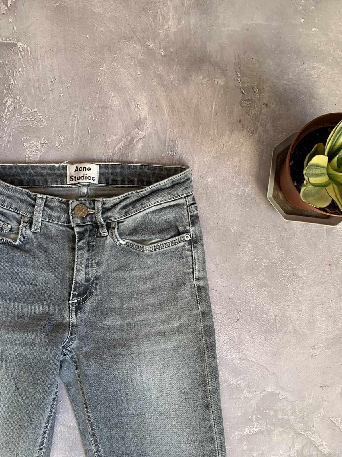 Acne Studios Acne Studios Skin 5 LT USD Grey Jeans Size 25" / US 0 / IT 36 - 3 Thumbnail