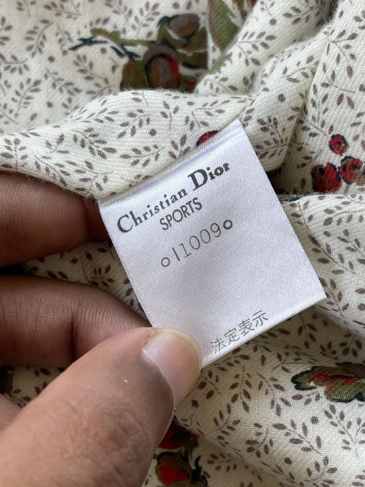Christian Dior Monsieur 🔥Vintage Christian Dior Flora Full Print Lining Hood Jacket Size M / US 6-8 / IT 42-44 - 7 Thumbnail