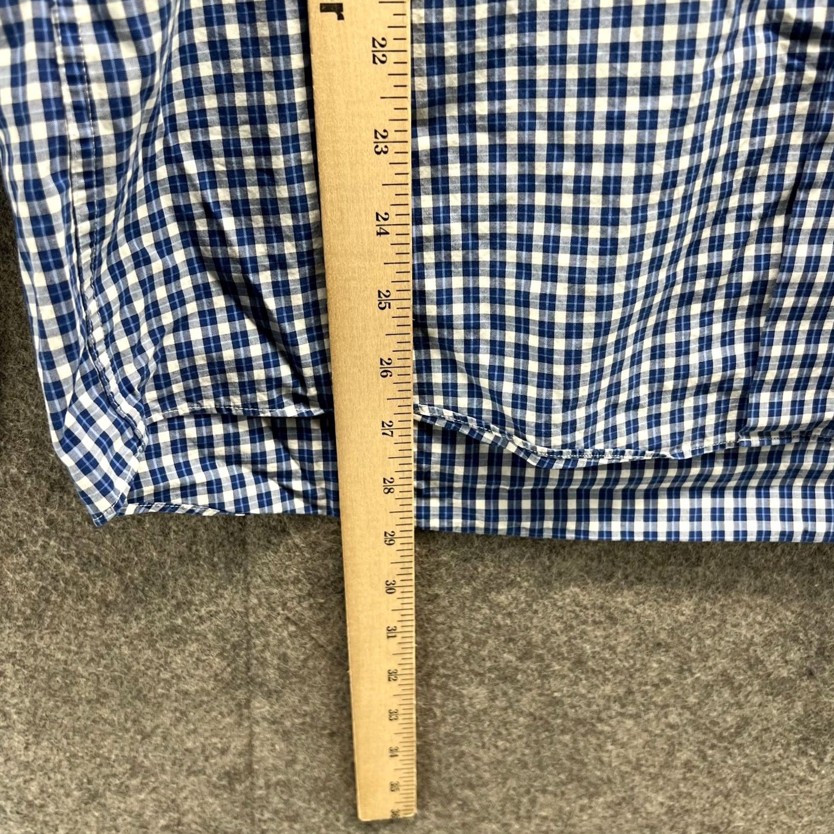 Hugo Boss VINTAGE Hugo Boss Shirt Men 15.5 34/35 Blue Check Button-Down Collared Casual Formal Business 4 Seasons Womens? Size US L / EU 52-54 / 3 - 6 Thumbnail