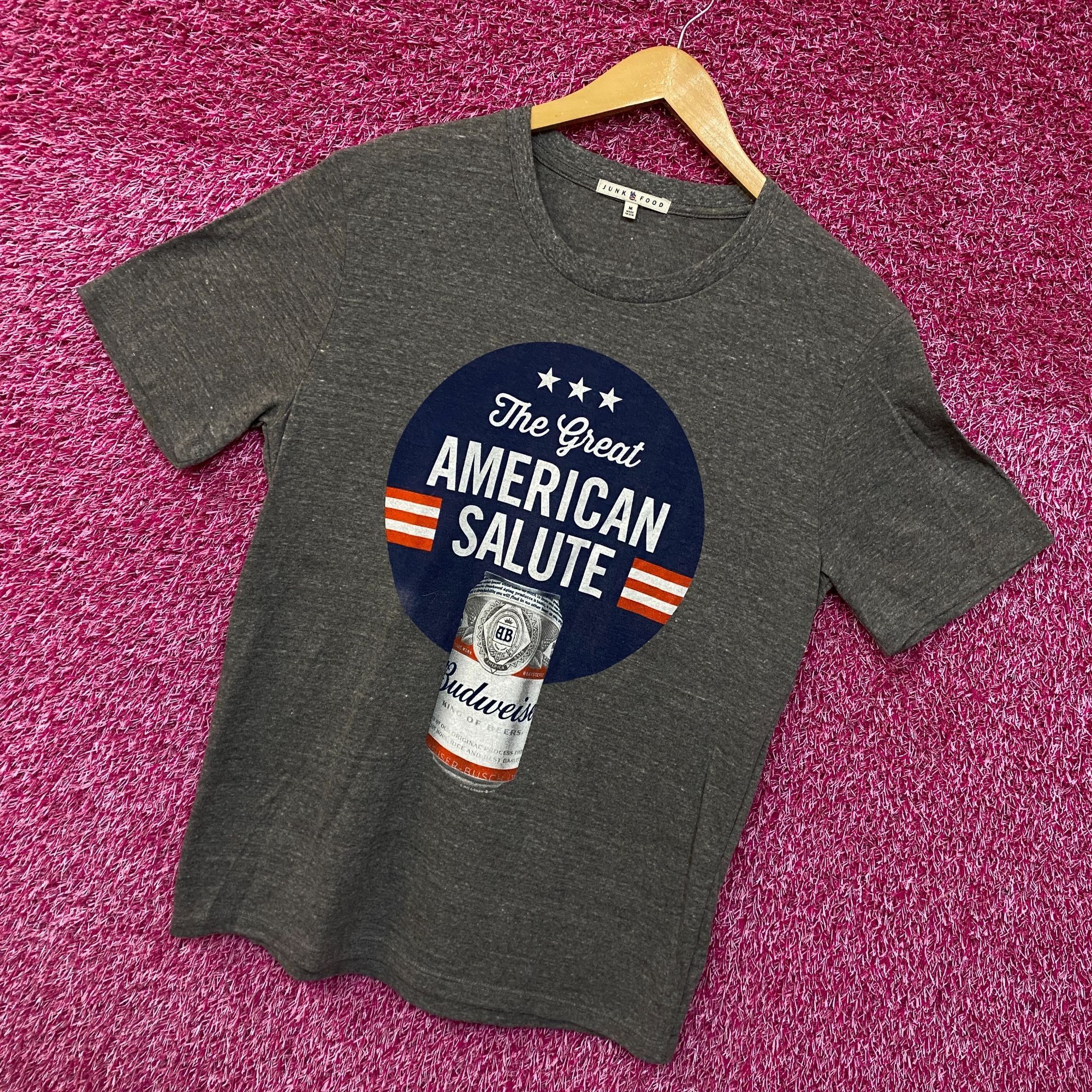 Budweiser Budweiser The Greatest American Salute Tshirt size medium Size US M / EU 48-50 / 2 - 3 Thumbnail