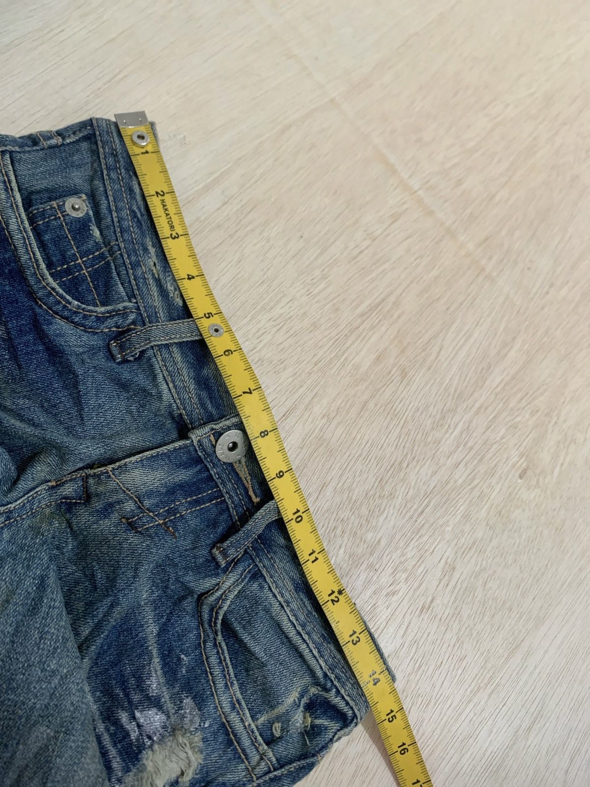 If Six Was Nine × Japanese Brand Distressed Jeans Flare L.A Denim Ifsixwasnine style bootcut Size US 29 - 9 Thumbnail