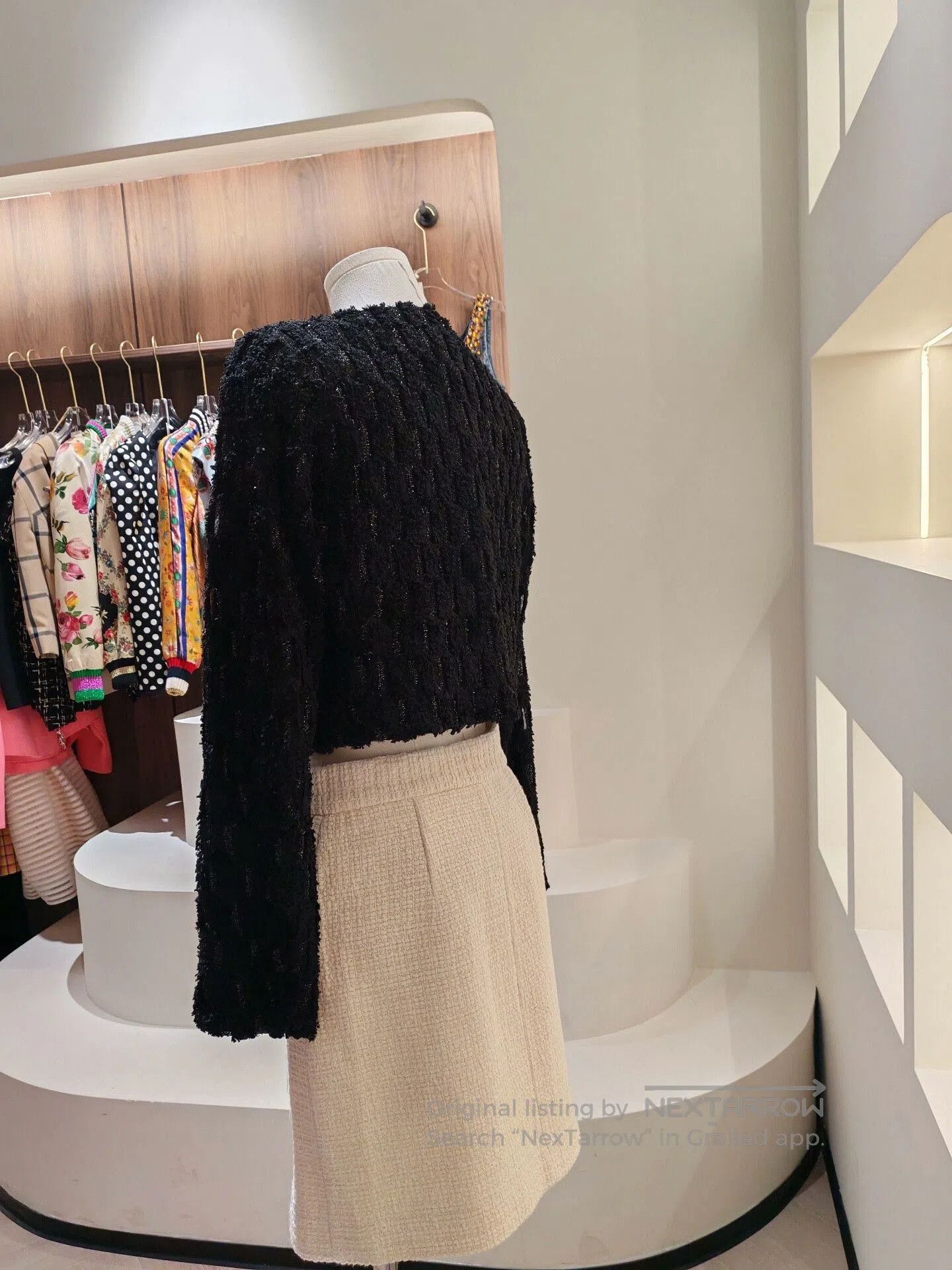 Other AnanAyla Black 3D Knit Cardigan. Size XS / US 0-2 / IT 36-38 - 2 Thumbnail