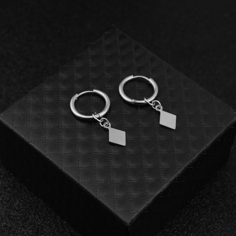 Jewelry × Sterling Silver Modern Earrings One Pairs Chrome Jewelry Size ONE SIZE - 1 Thumbnail