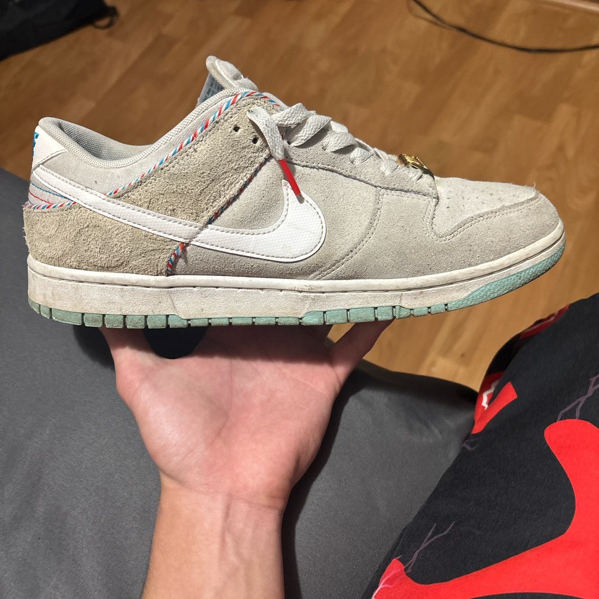 Nike Nike dunk low barber shop Size US 11 / EU 44 - 1 Thumbnail