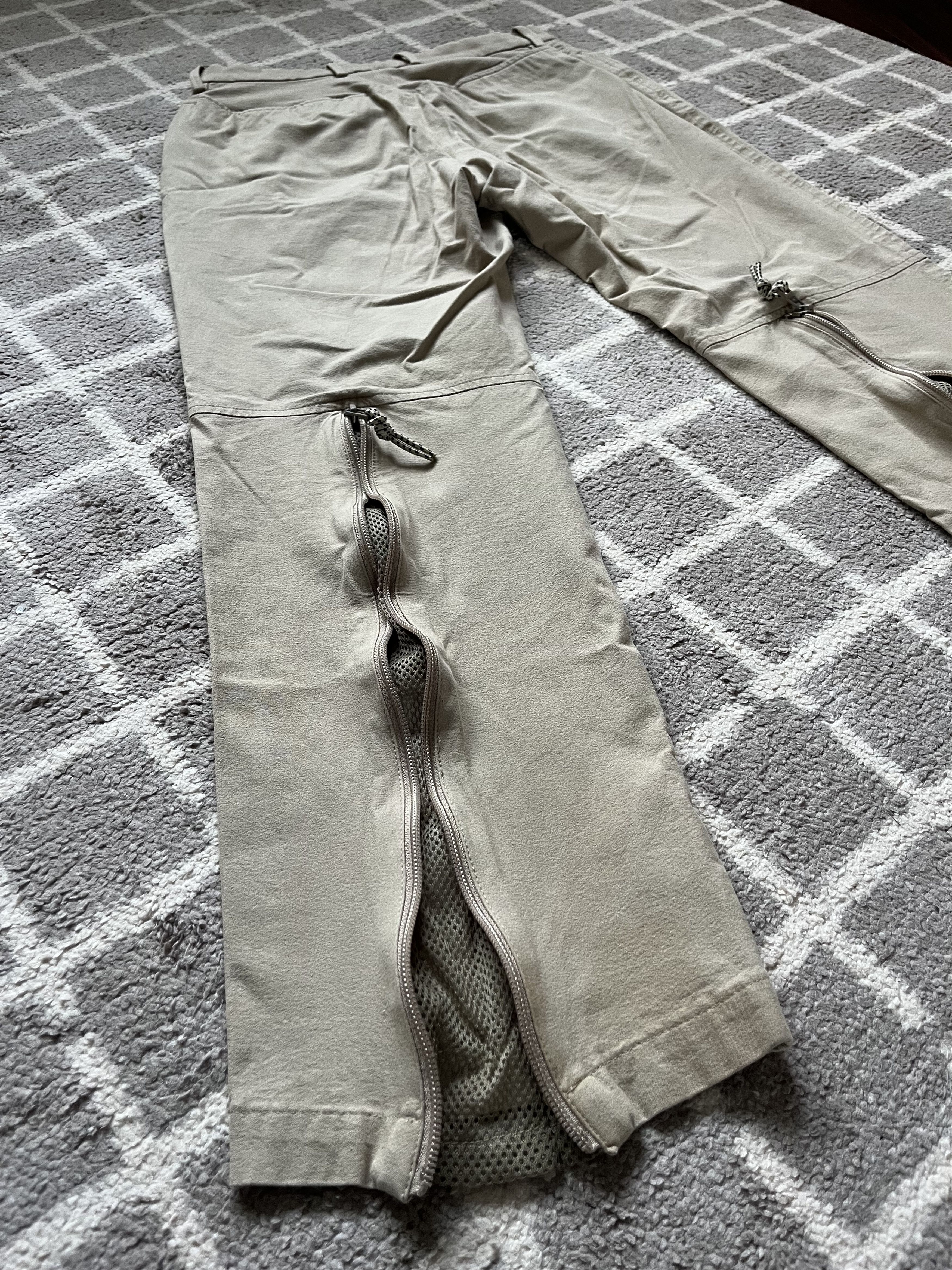 Issey Miyake Issey Miyake - Cargo Pants - Beige- Size 26 x 28 Size US 26 / EU 42 - 11 Thumbnail