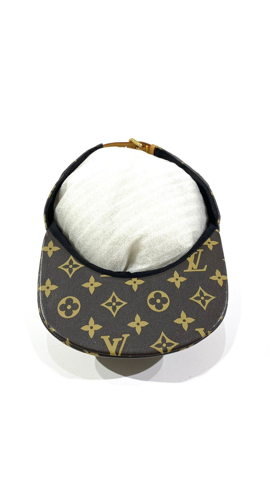 Louis Vuitton × Supreme Louis Vuitton X Supreme 5 Panel Monogram Leather Hat Size ONE SIZE - 7 Thumbnail