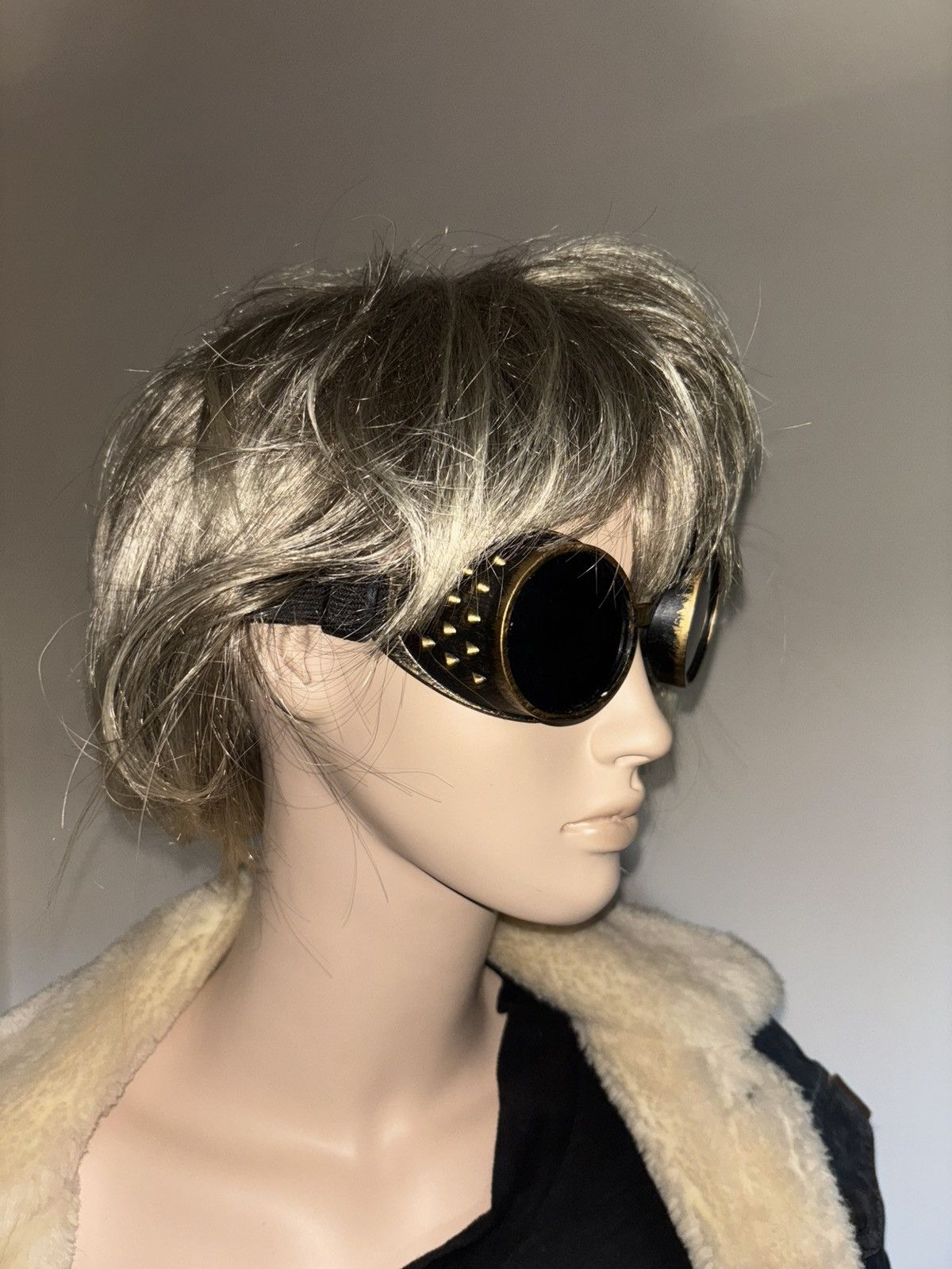 Japanese Brand Steampunk glasses avantgarde y2k streetwear vintage unisex Size ONE SIZE - 1 Thumbnail