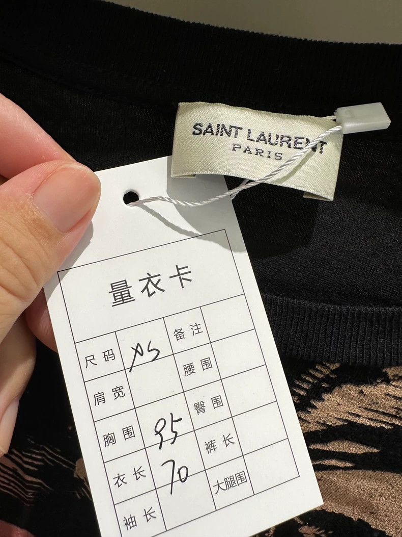 Saint Laurent Paris Saint laurent paris short sleeves 2506-Nextarrow Size US XS / EU 42 / 0 - 5 Thumbnail