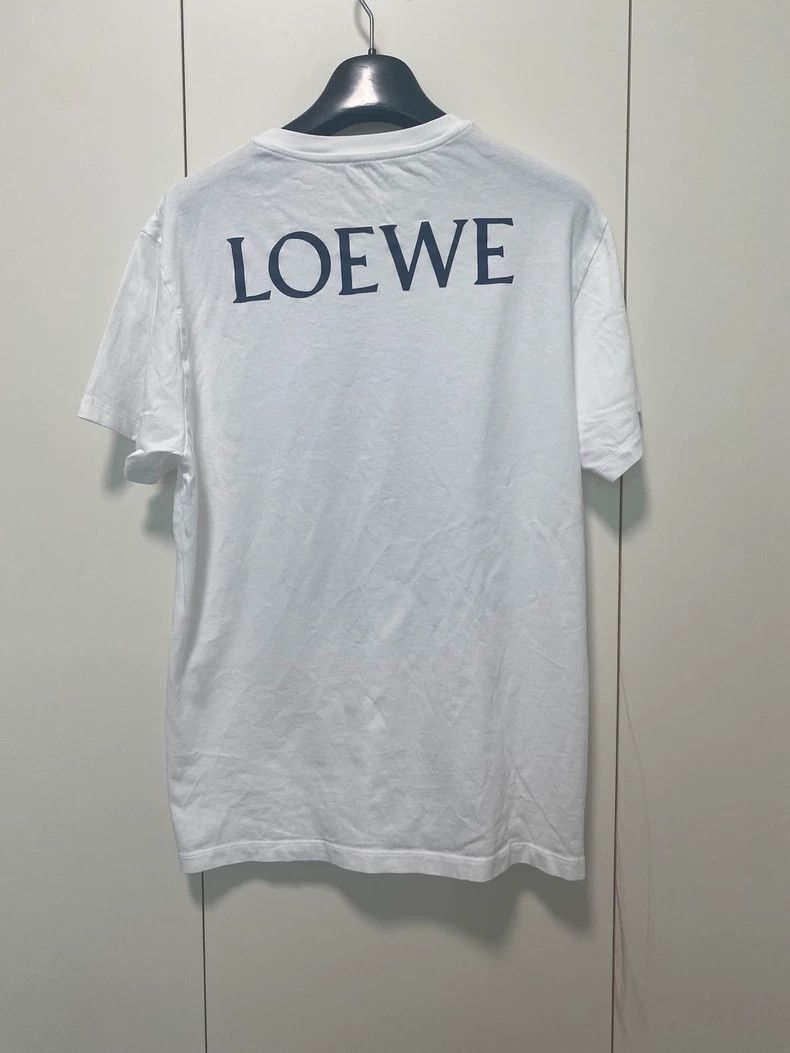 Loewe LOEWE White short sleeves with exquisite oil print pattern Size XS / US 0-2 / IT 36-38 - 2 Thumbnail
