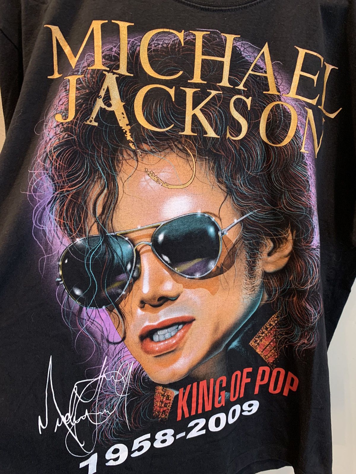Band Tees × Michael Jackson *RARE* 2009 Michael Jackson Memorial Tribute Rap Tee T-Shirt Size US L / EU 52-54 / 3 - 3 Thumbnail