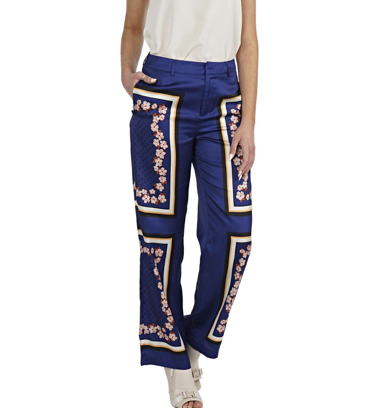 image of Scotch Soda Scotch&soda Pants in Blue, Women's (Size 26)