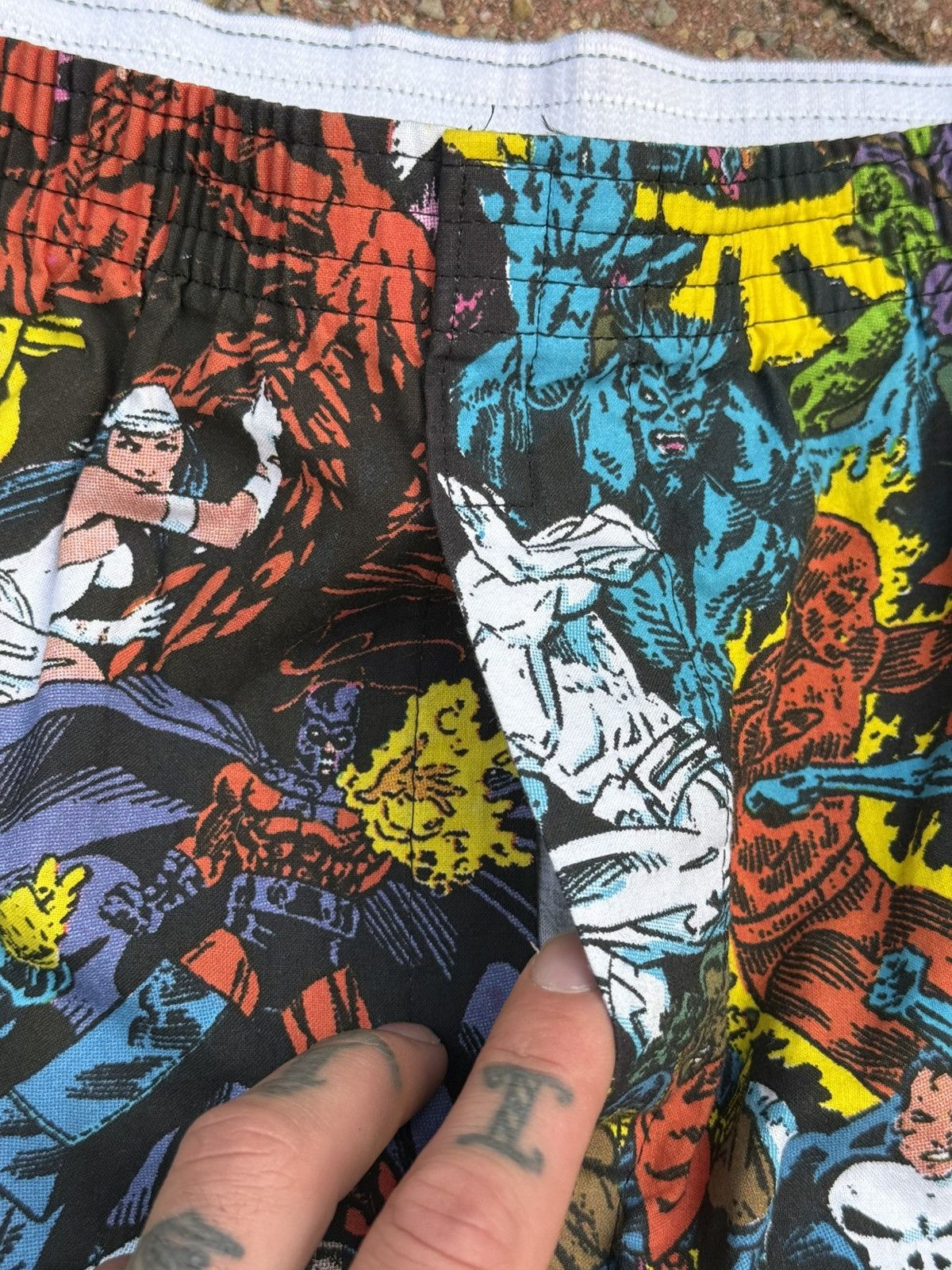 Marvel Comics Vintage marvel 80s boxers usa 100% cotton Size US 32 / EU 48 - 5 Thumbnail