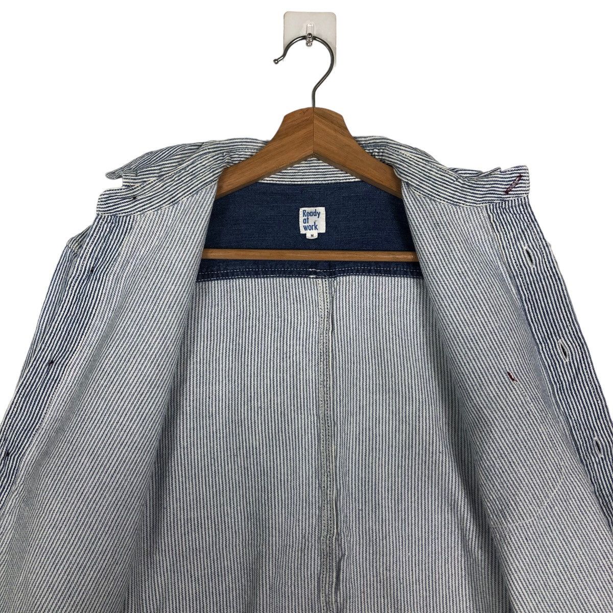 Japanese Brand 🔥90’s HIKORY CHORE JACKET READYNOF WORK INSPIRE KAPITAL Size US M / EU 48-50 / 2 - 11 Thumbnail