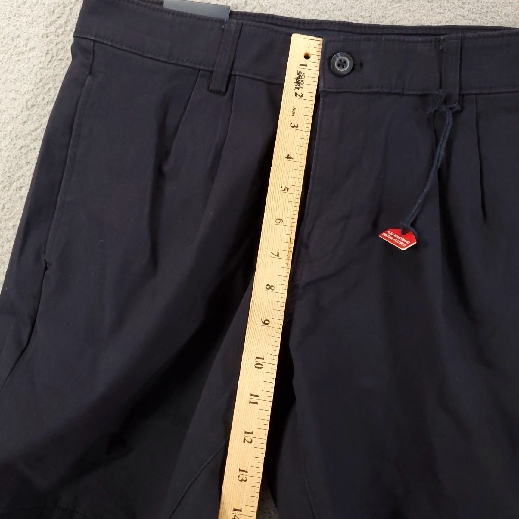 Chaps Chaps Brand New Mens Shorts Size 30 Blue Stretch Waist Comfort Chino 30x9 NWT Buttons Pocket Sl ong? Size US 31 - 3 Thumbnail