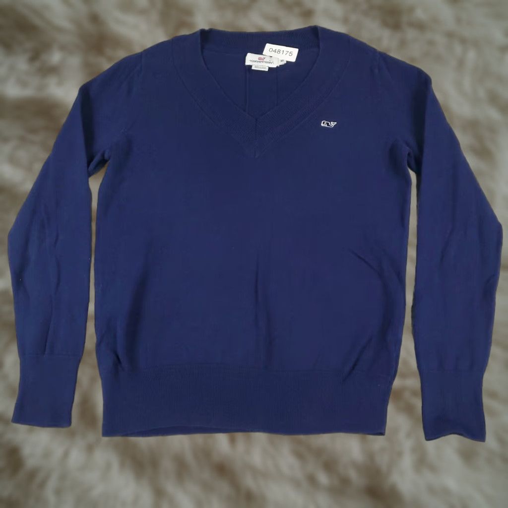 Vineyard Vines VINEYARD VINES Sweater Womens XS Blue Pullover Long Sleeve Casual Knit Logo Classic Size XS / US 0-2 / IT 36-38 - 1 Thumbnail