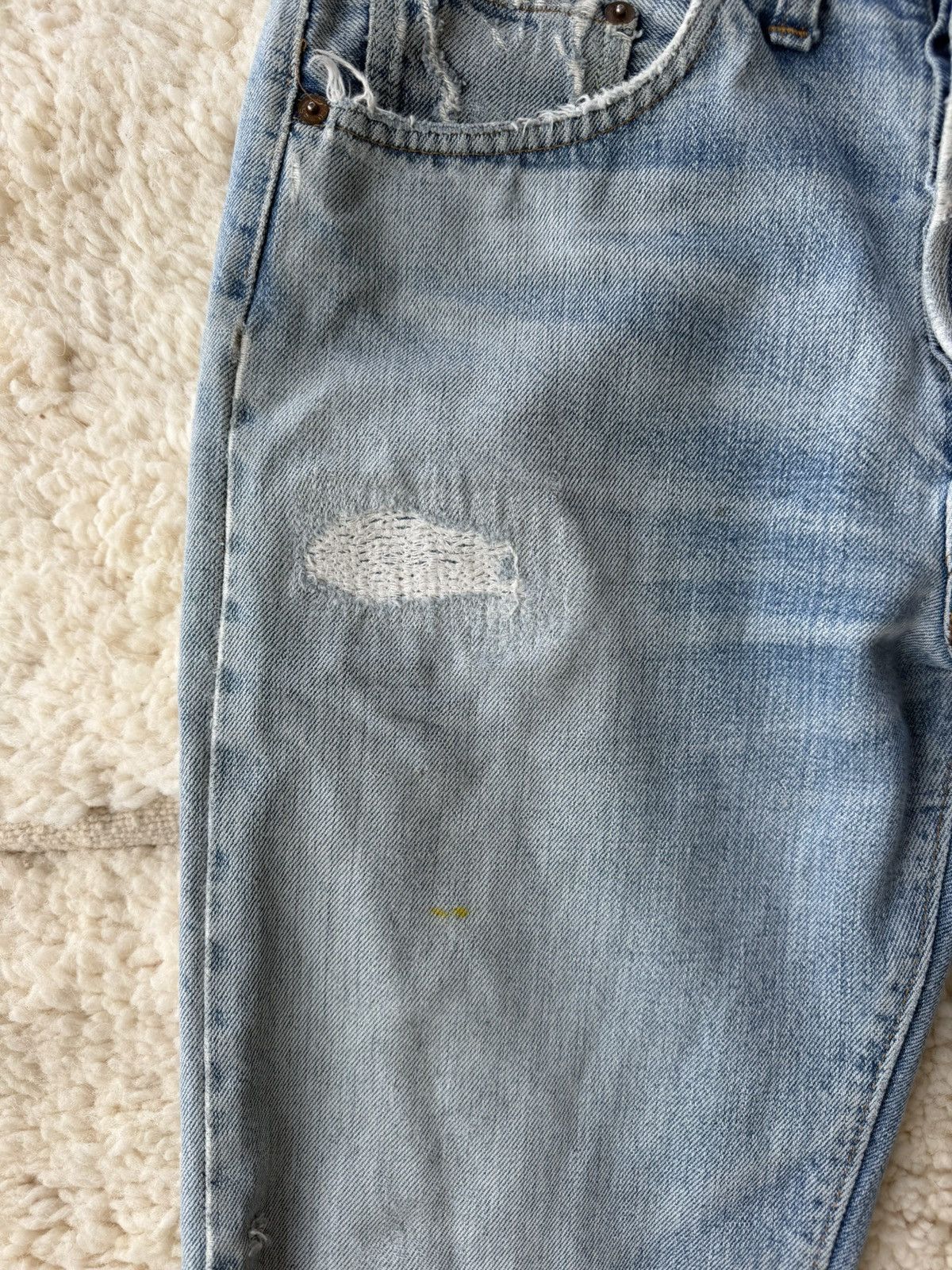 Levi's Vintage Clothing Vintage Levis 505 Repaired Size US 30 / EU 46 - 2 Thumbnail
