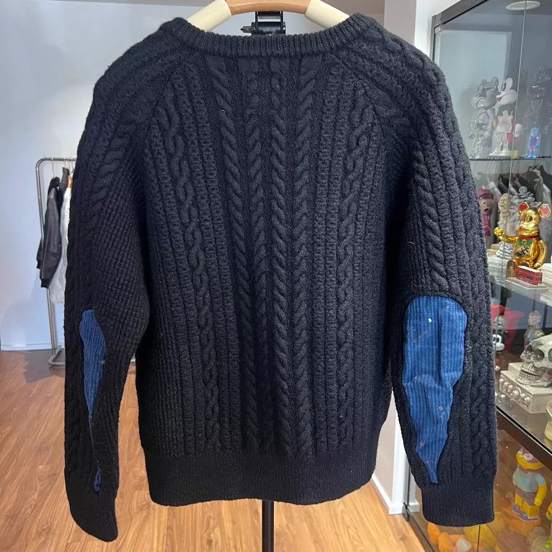 Visvim visvim 19 aw Fisherman Cable Old Cloth Drop Sweater 2506-Ne Size US L / EU 52-54 / 3 - 2 Thumbnail