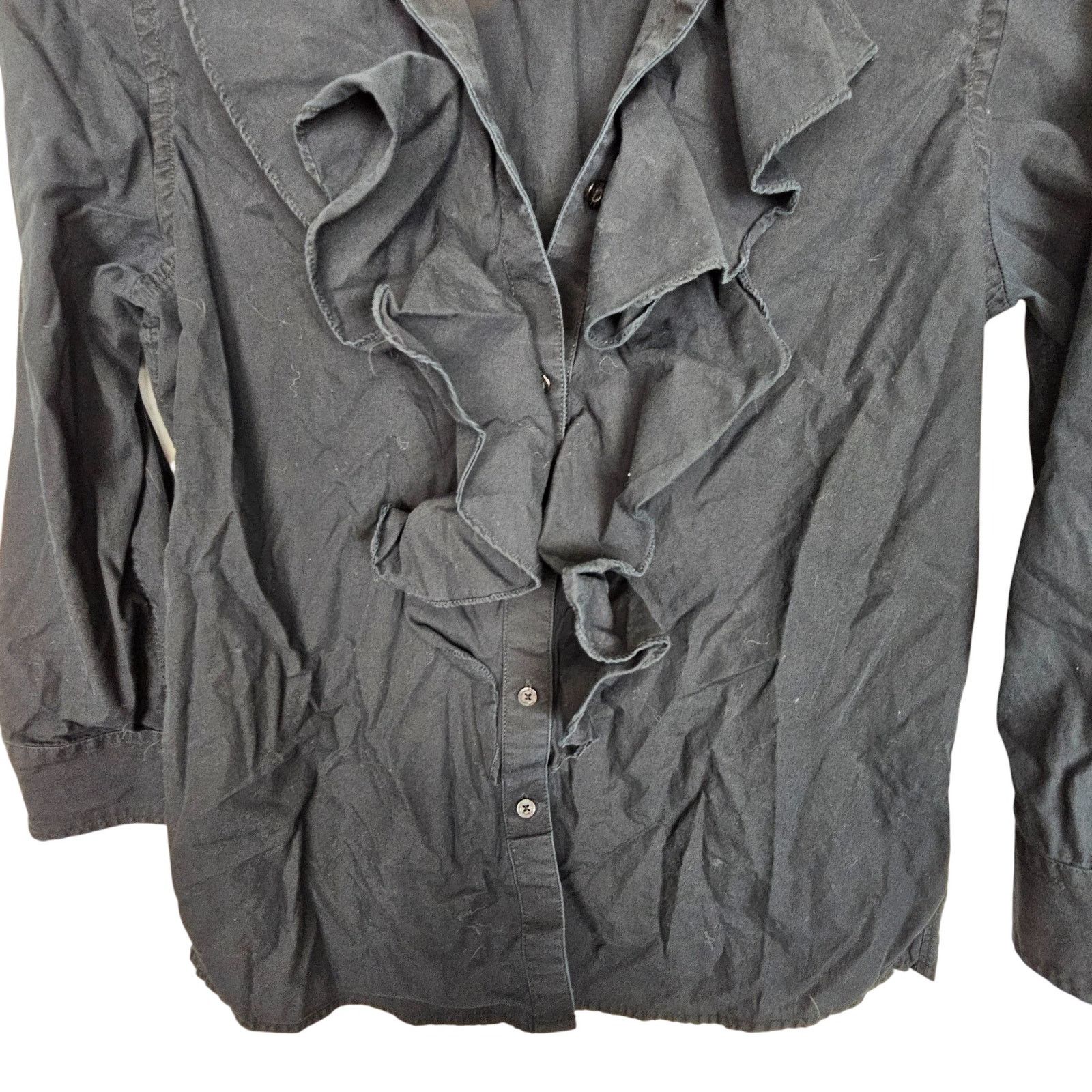 Lauren Ralph Lauren Lauren Ralph Lauren Womens Blouse Ruffle Whimsigoth Fairy 8 Size M / US 6-8 / IT 42-44 - 3 Thumbnail