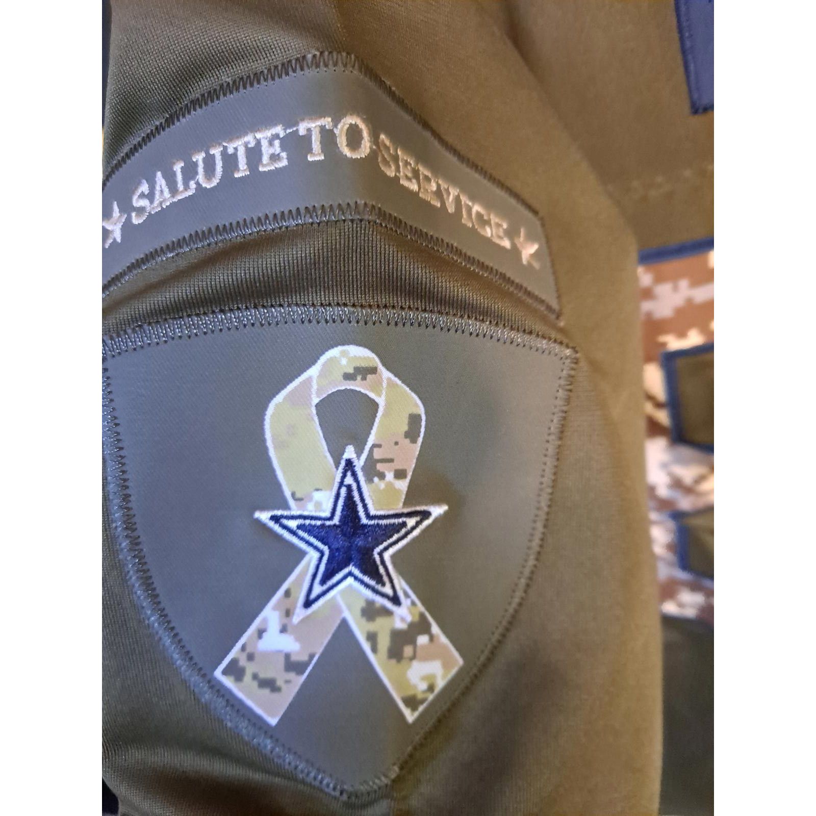 NFL NFL Cowboys #82 Witten Salute to Service Jersey Size Small Size US S / EU 44-46 / 1 - 7 Thumbnail