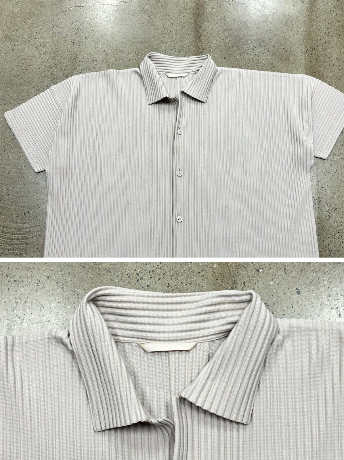 Homme Plisse Issey Miyake Issey Miyake Short Sleeve Shirts jj122 Size US XL / EU 56 / 4 - 4 Thumbnail