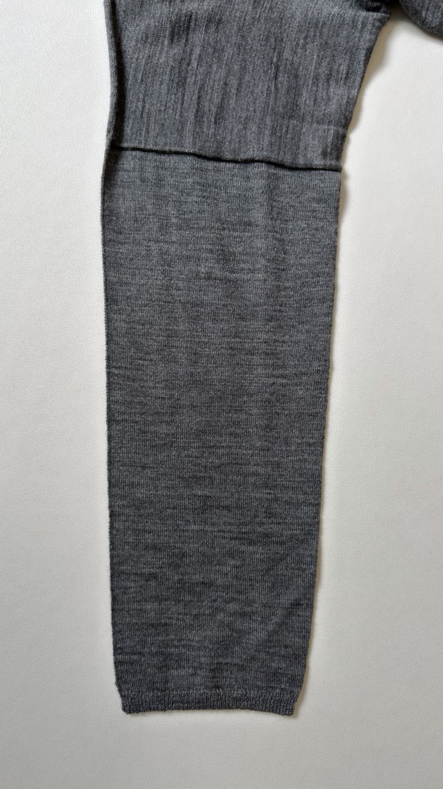 Comme des Garcons Gray Panelled Wool Sweater Size US M / EU 48-50 / 2 - 10 Thumbnail