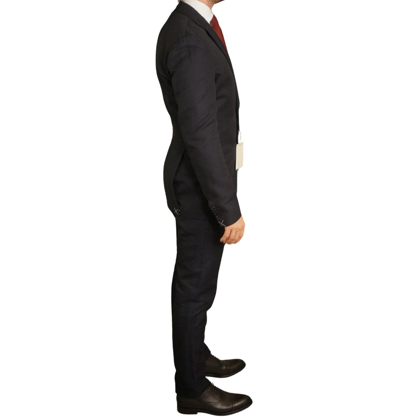 Suitsupply Men Suitsupply Suit Cotton & Linen Navy Blue La Spalla US38L Size 38L - 2 Thumbnail