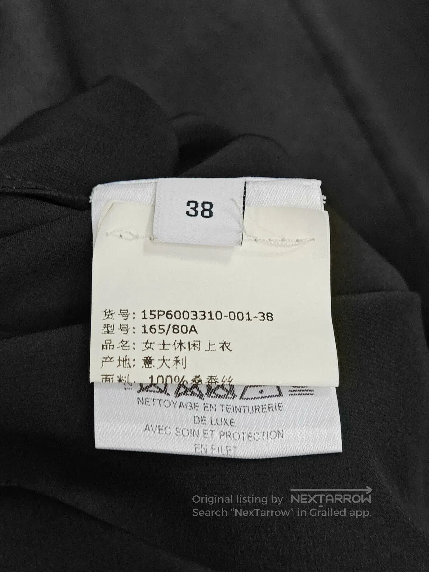 Givenchy Givenchy Silk Satin Bow Blouse. Size US XS / EU 42 / 0 - 8 Thumbnail