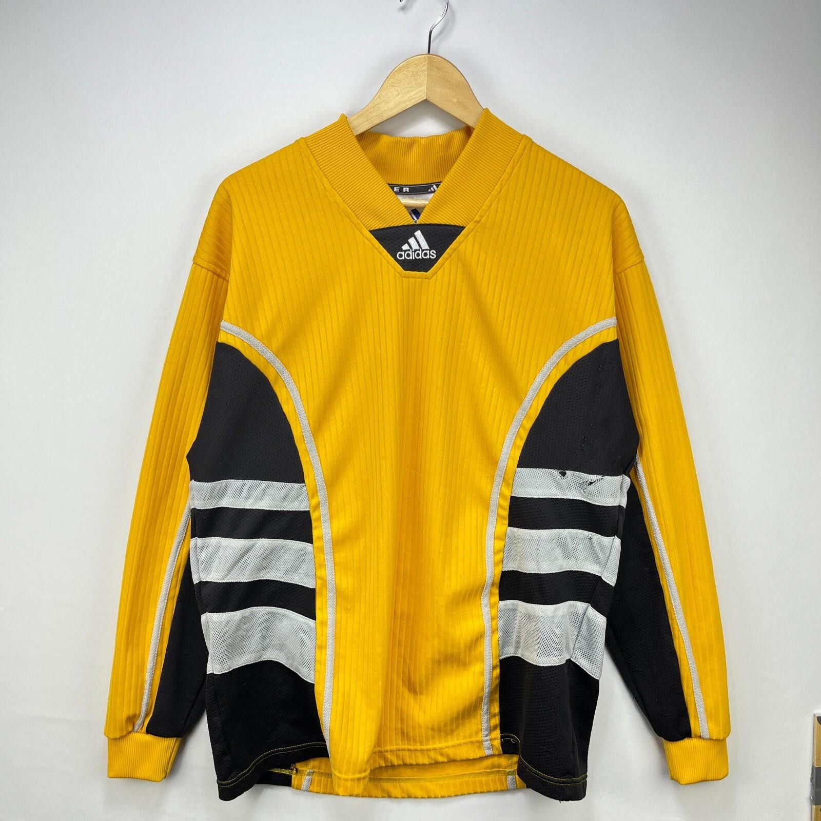 Adidas Vintage 90s Adidas Soccer Football Jersey Small Goalkeeper Size ONE SIZE - 1 Thumbnail