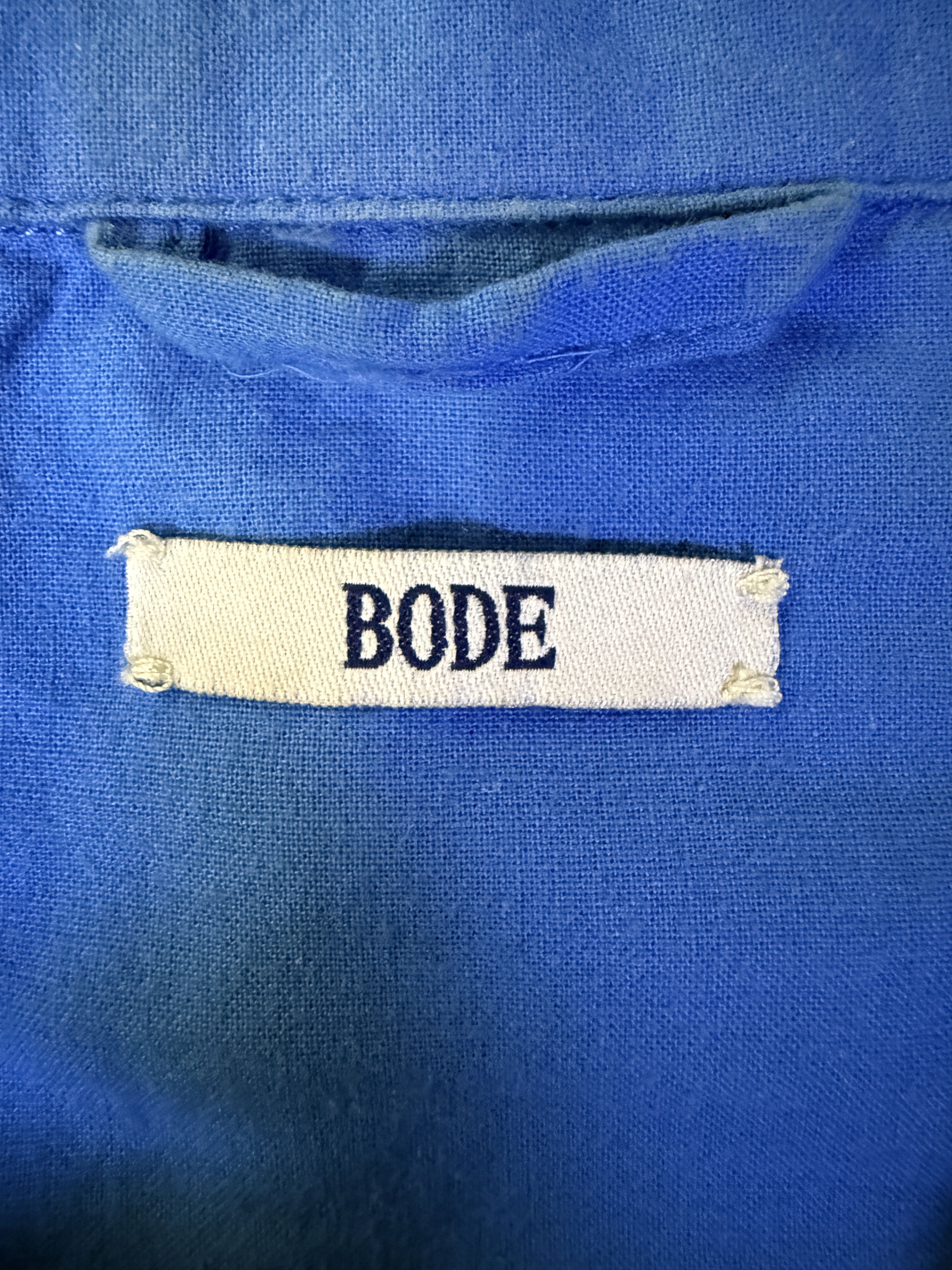 Bode Bode Star Pattern Quilted Cotton Button-up Shirt S-M Size US M / EU 48-50 / 2 - 3 Thumbnail