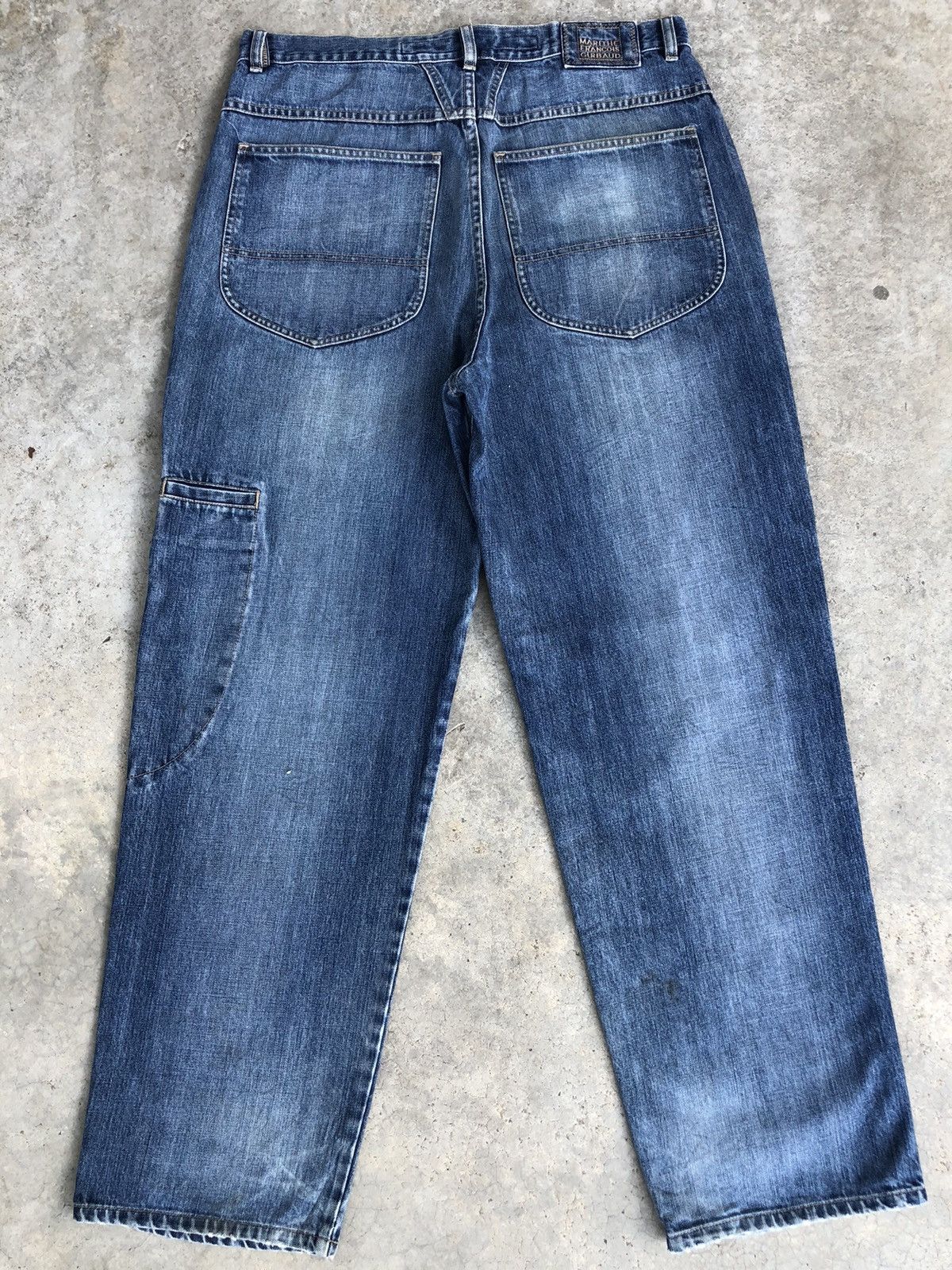 Marithe + Francois Girbaud Vintage Marithe Francois Girbaud Baggy Jeans Distressed Size US 36 / EU 52 - 2 Thumbnail