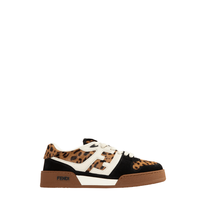 Fendi o1h1sh11225 Match Sneaker in Brown/Black Size US 6.5 / IT 36.5 - 1 Thumbnail