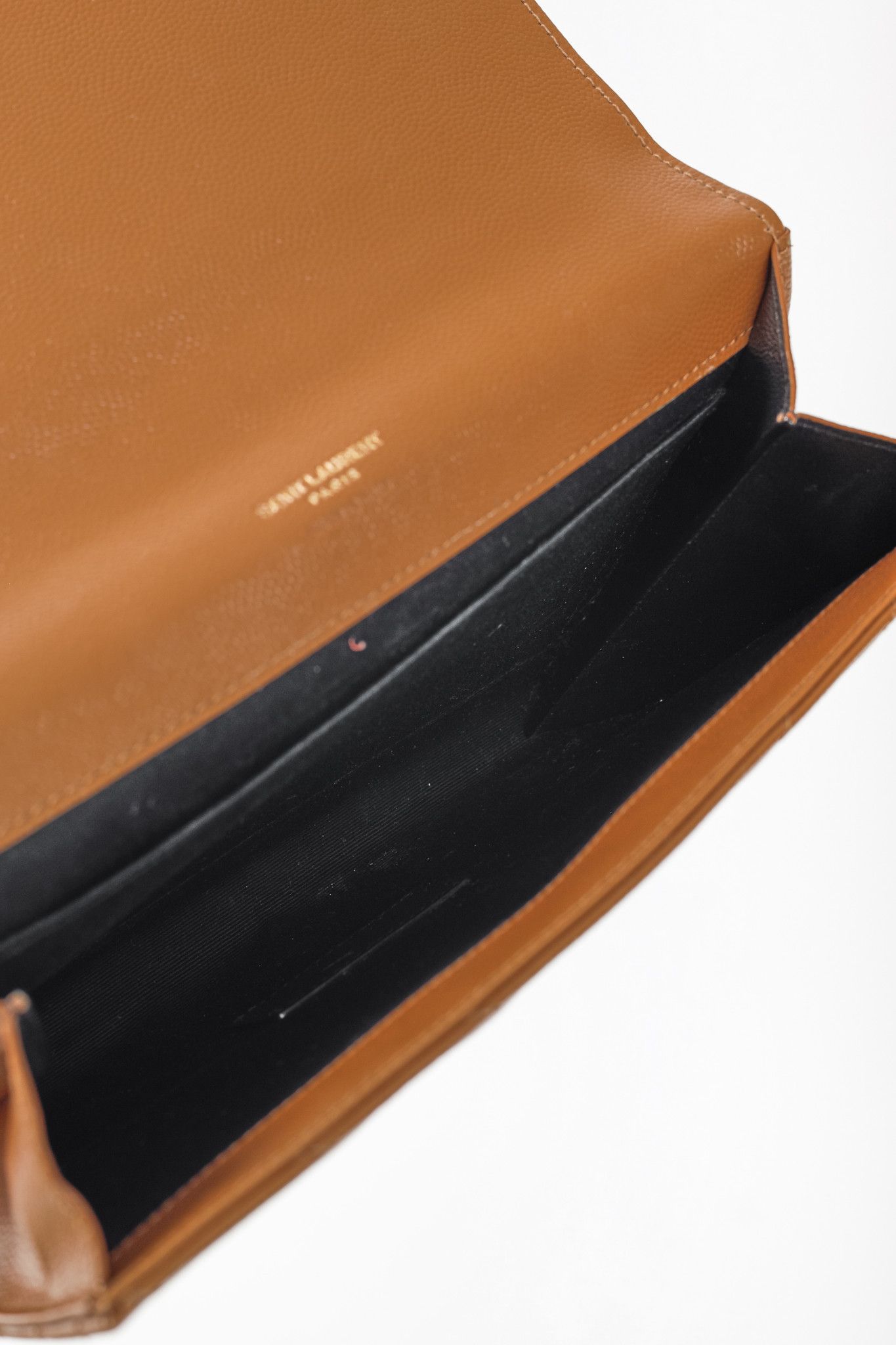 Saint Laurent Paris Saint Laurent Chevron Matelasse YSL Cassandre Flap Pouch Size ONE SIZE - 11 Thumbnail