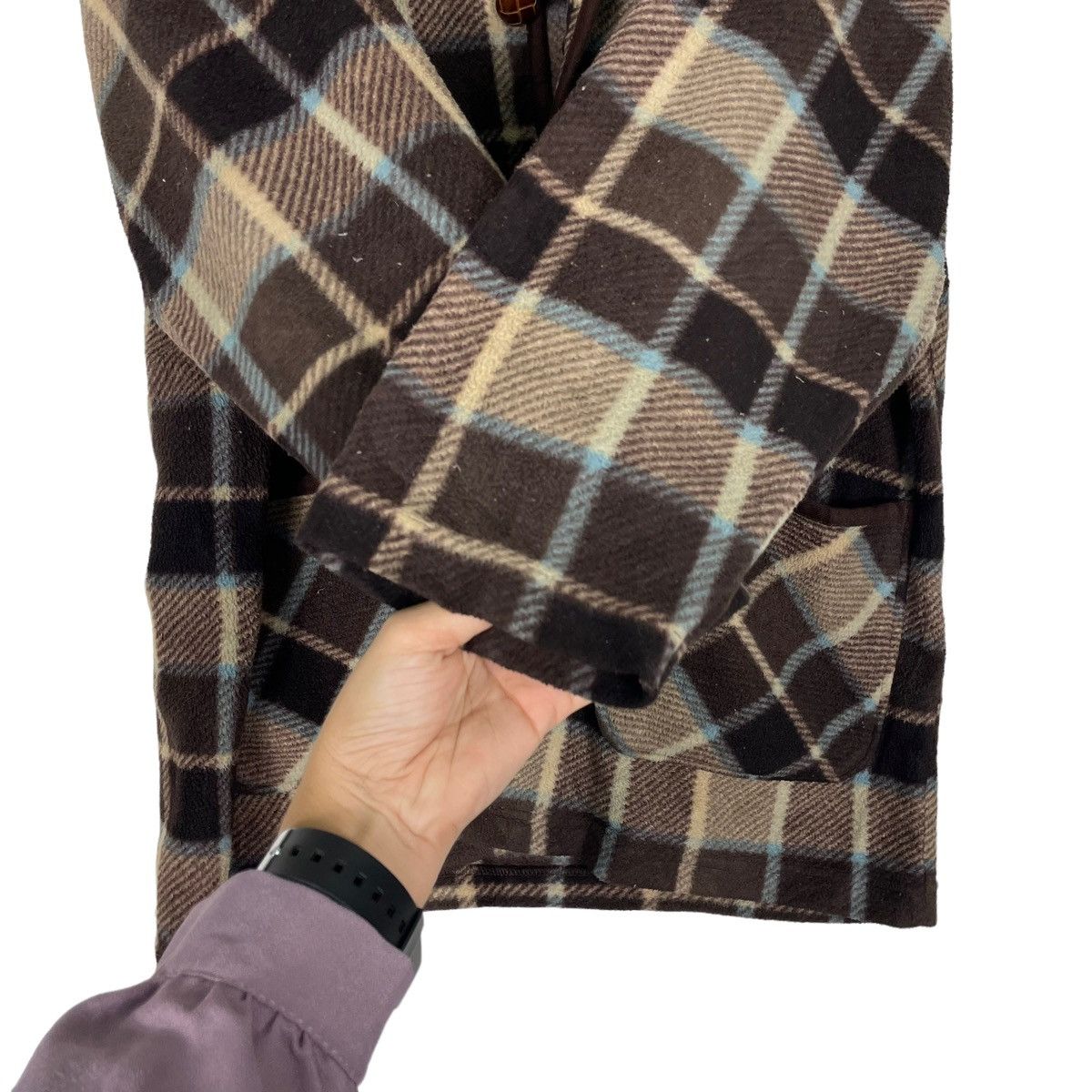 Pierre Balmain × Vintage 💥PIERRE BALMAIN CHECKED ROBE WEAR Size US L / EU 52-54 / 3 - 11 Thumbnail