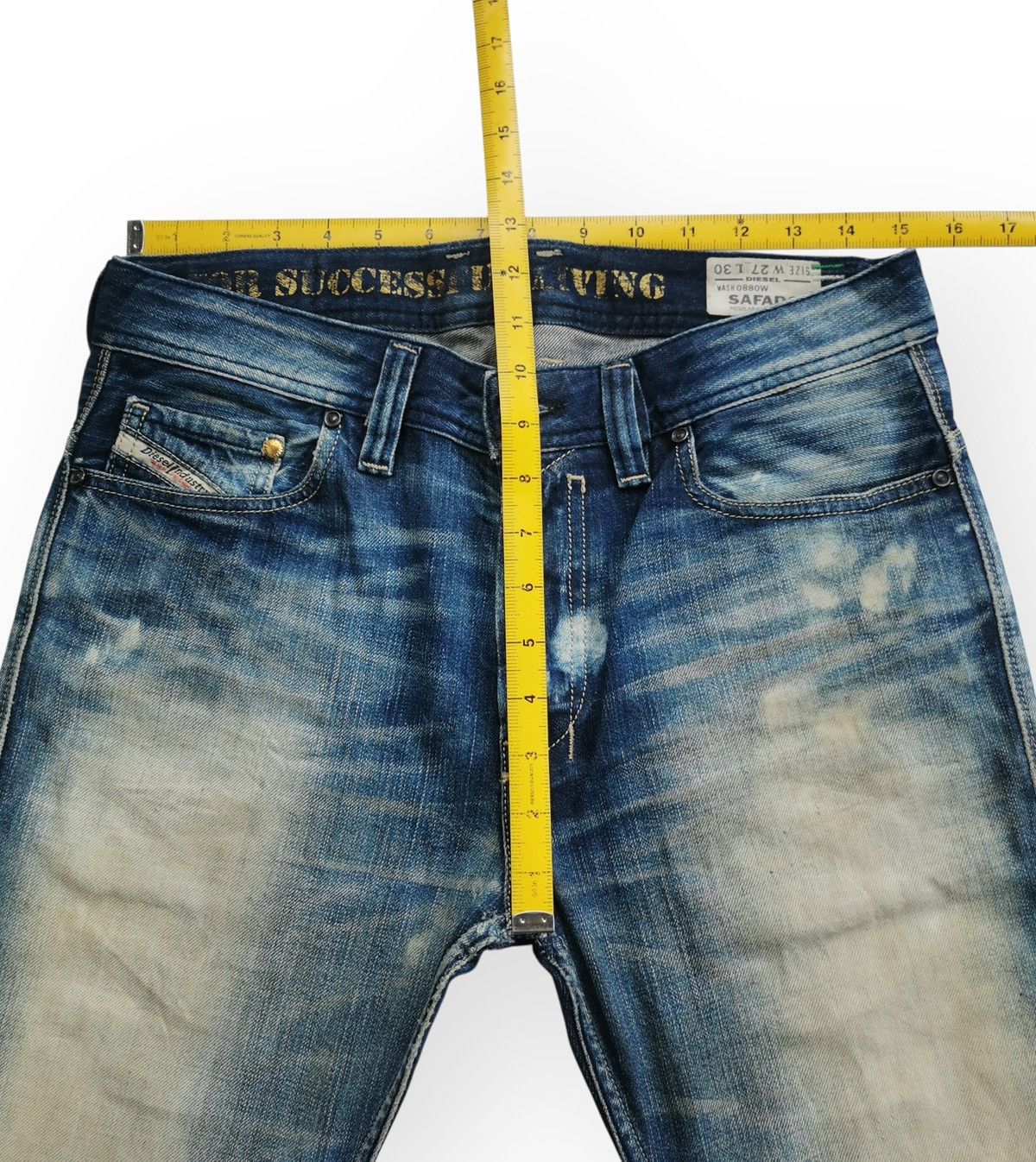 Diesel Vintage diesel safado rusty mudwash denim jeans ♦️ Size US 30 / EU 46 - 13 Thumbnail