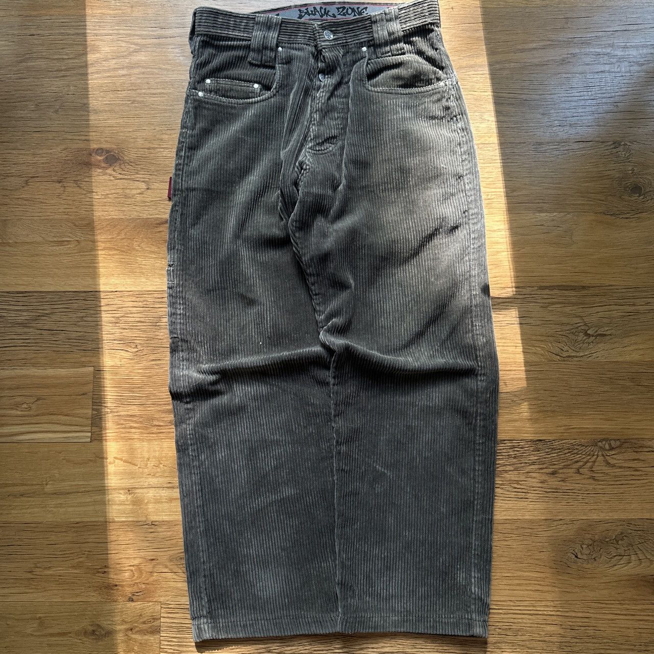 Other VTG y2K Blackzone Corduroy JNCO Like Baggy Pants sz:33x29 Size US 33 - 2 Thumbnail