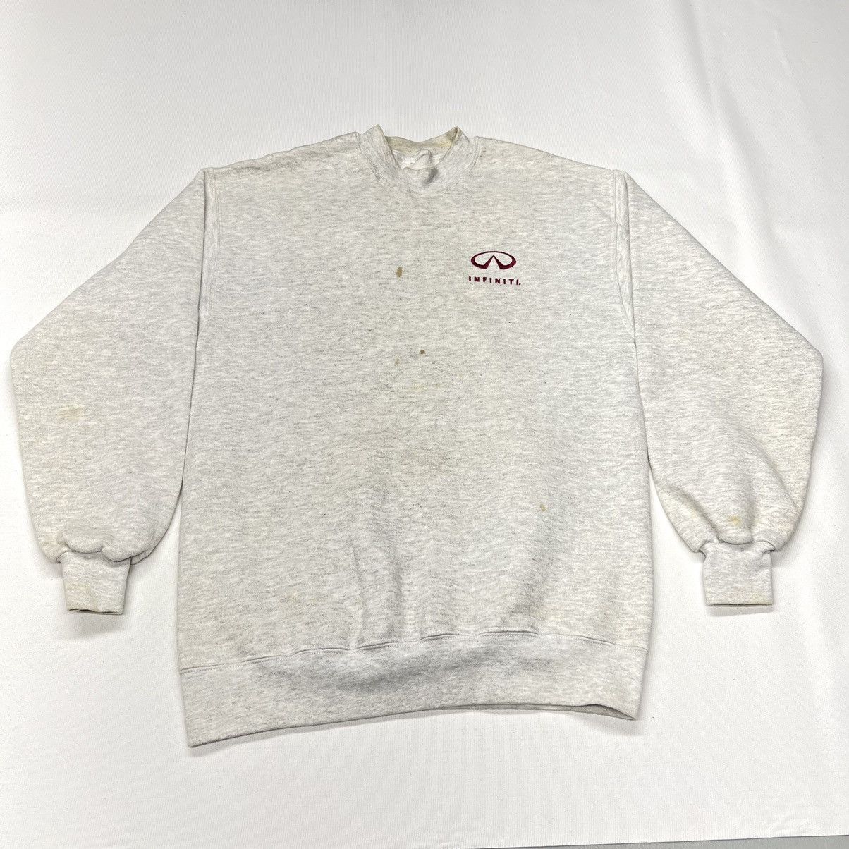 Vintage VTG Infiniti Crewneck Sweatshirt Grey Sweater Pullover Y2K Size US L / EU 52-54 / 3 - 1 Thumbnail